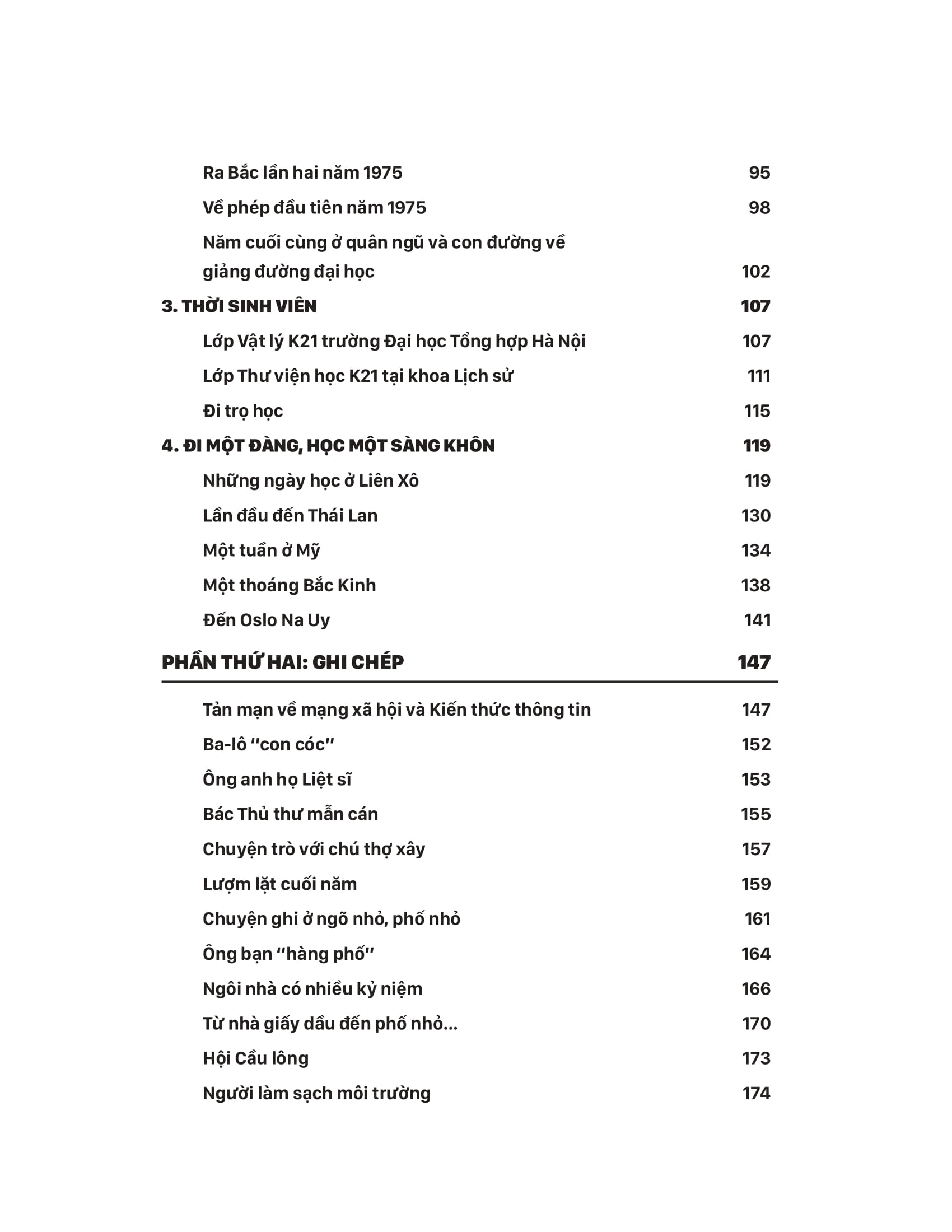 Mot Chang Duong (Nho Va Ghi Chep)