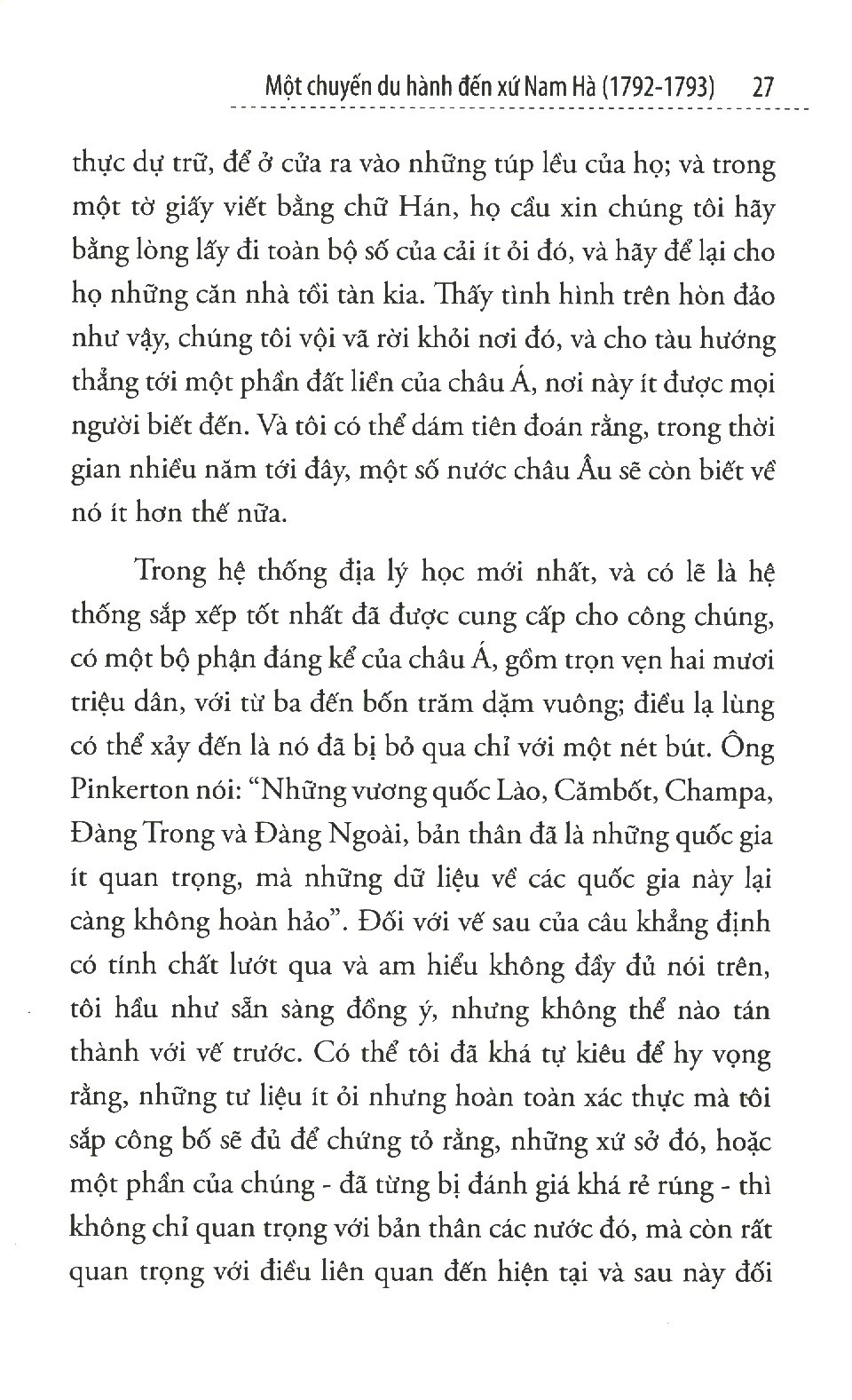 một chuyến du hành đến xứ nam hà (1792-1793)