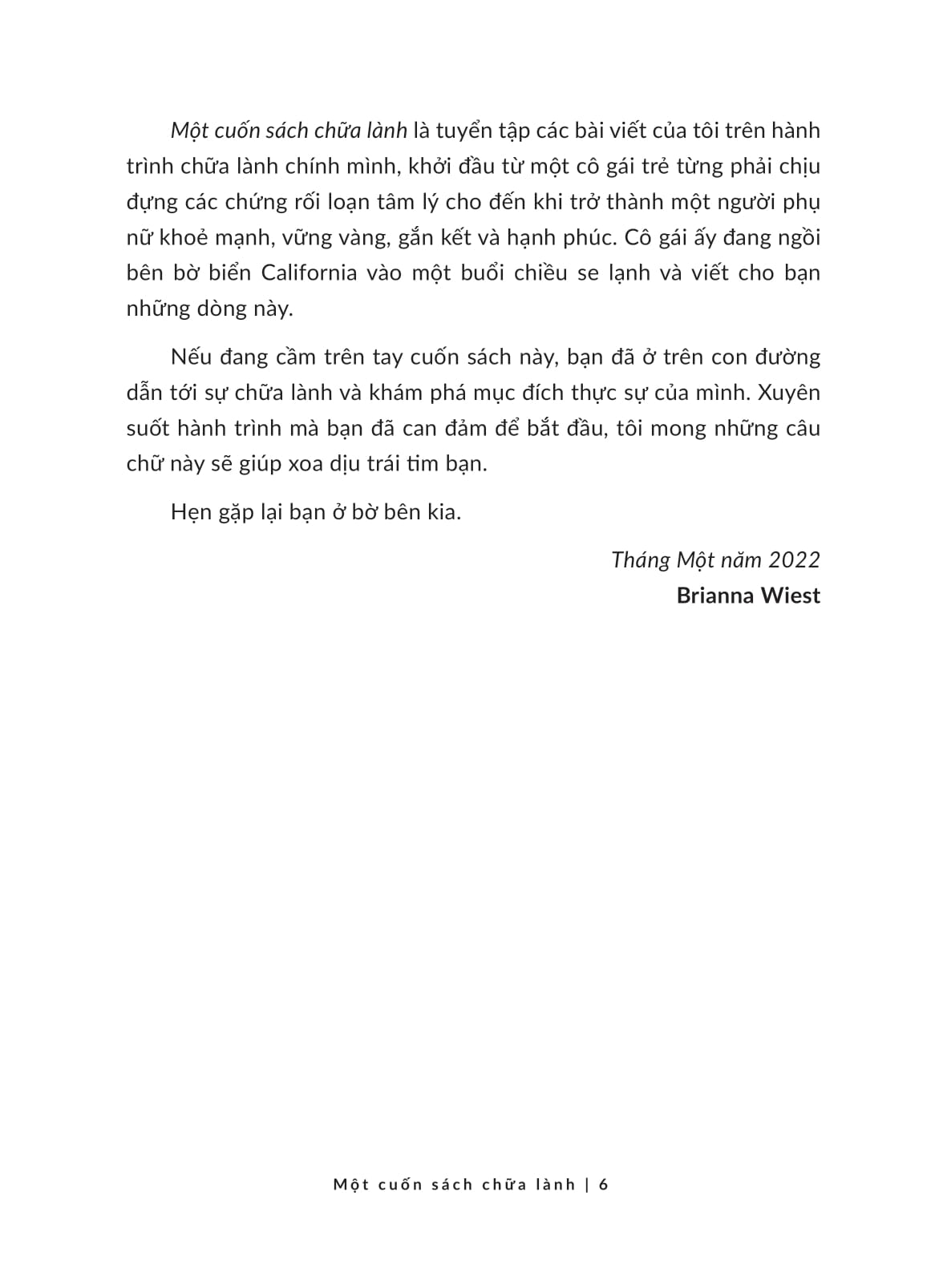 một cuốn sách chữa lành