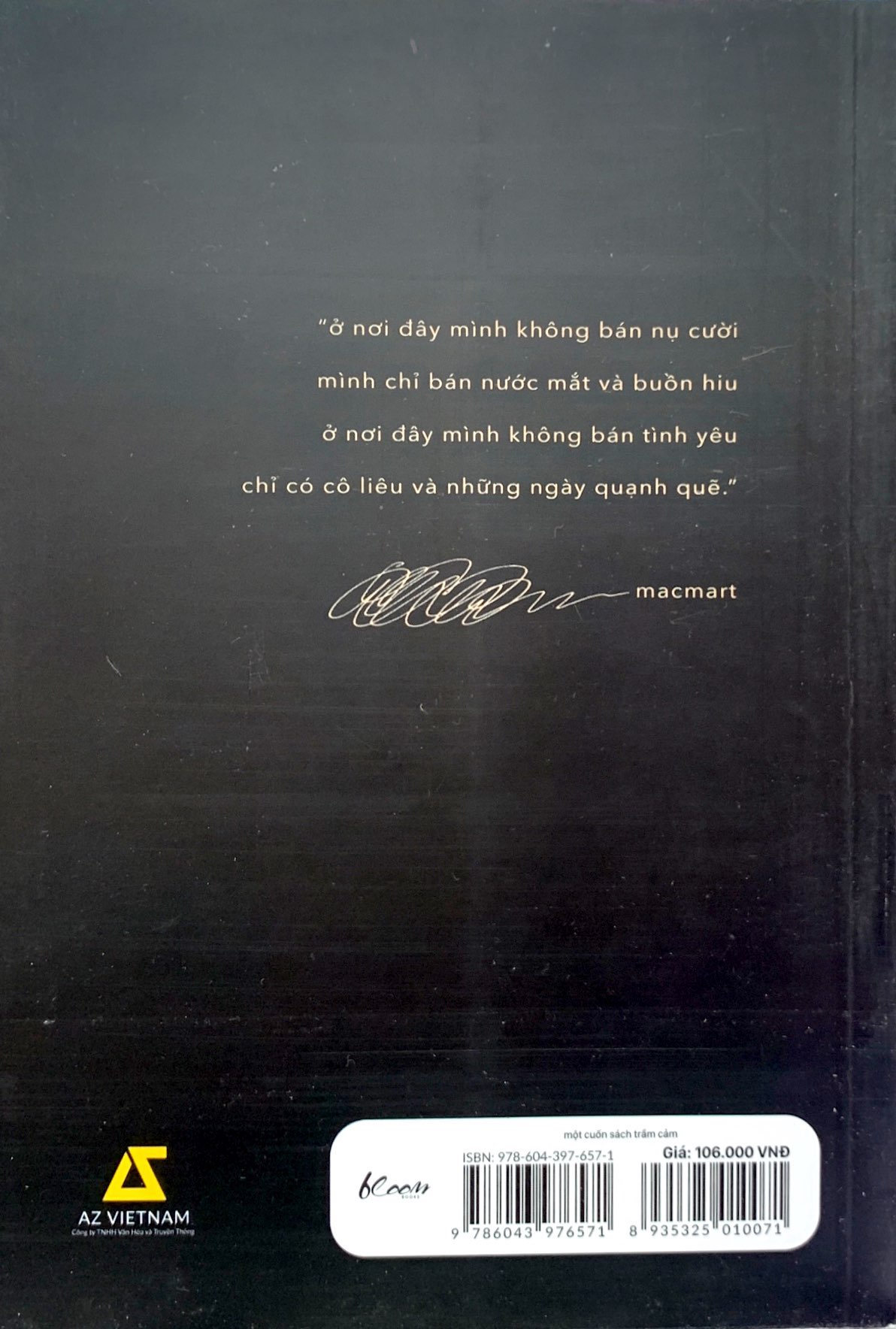 một cuốn sách trầm cảm