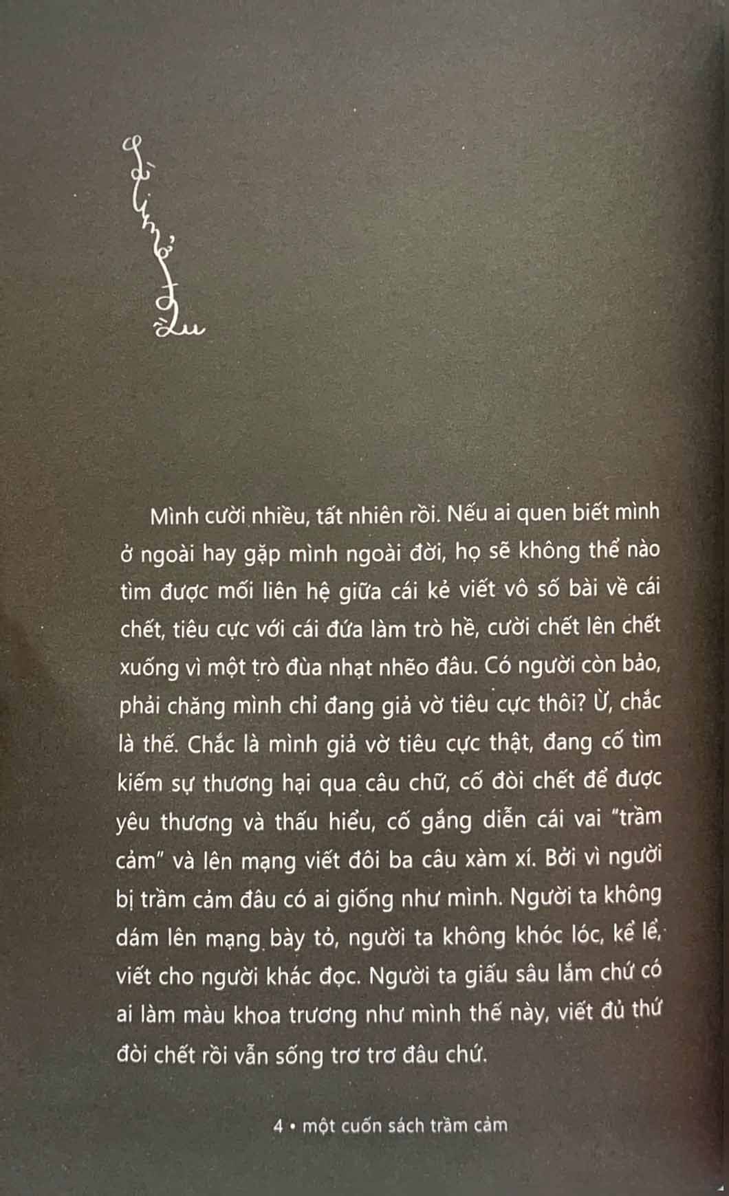 một cuốn sách trầm cảm