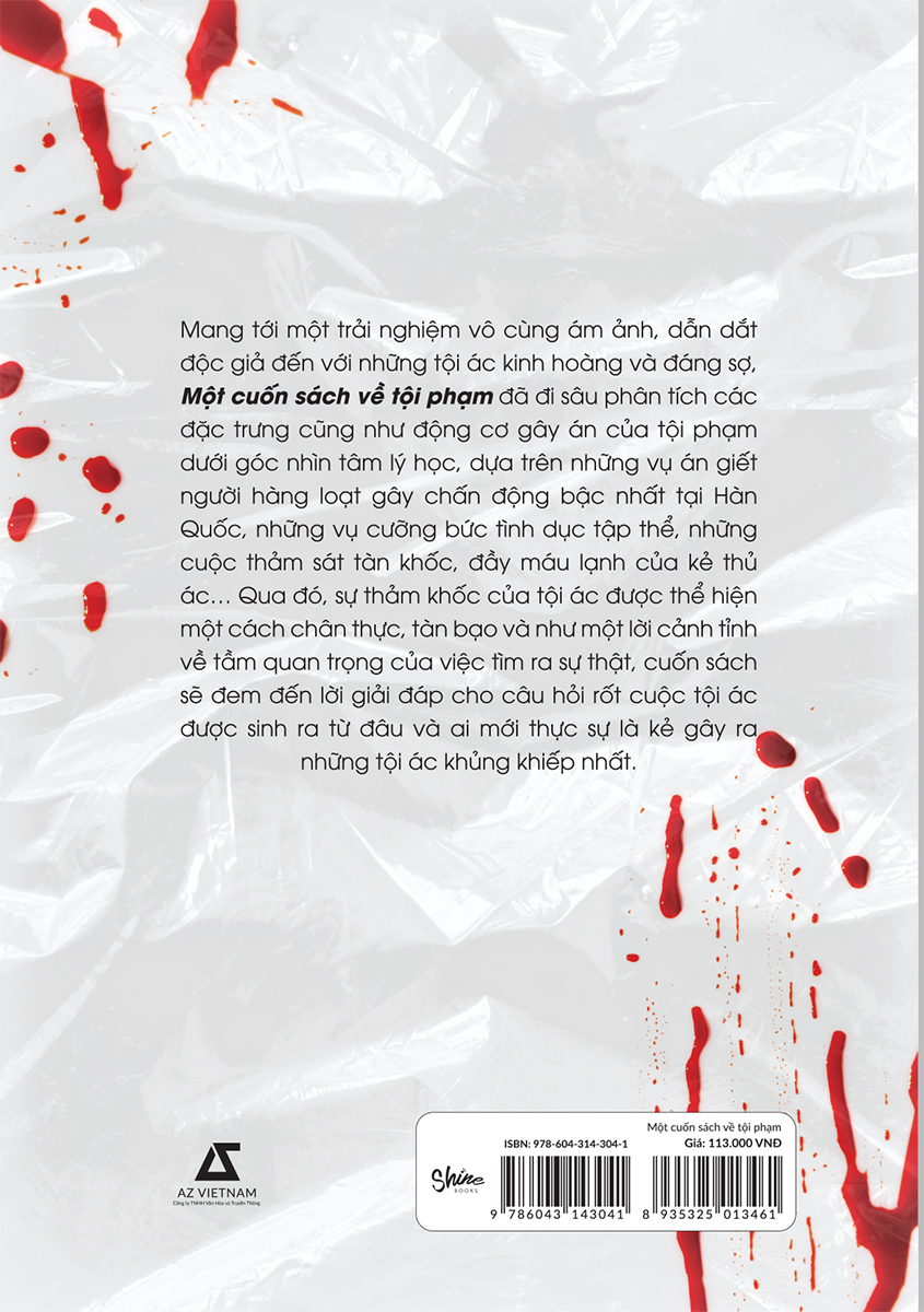 một cuốn sách về tội phạm - các loại hình tội phạm dưới góc nhìn tâm lý học