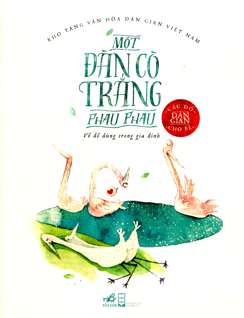 một đàn cò trắng phau phau - câu đố dân gian cho bé