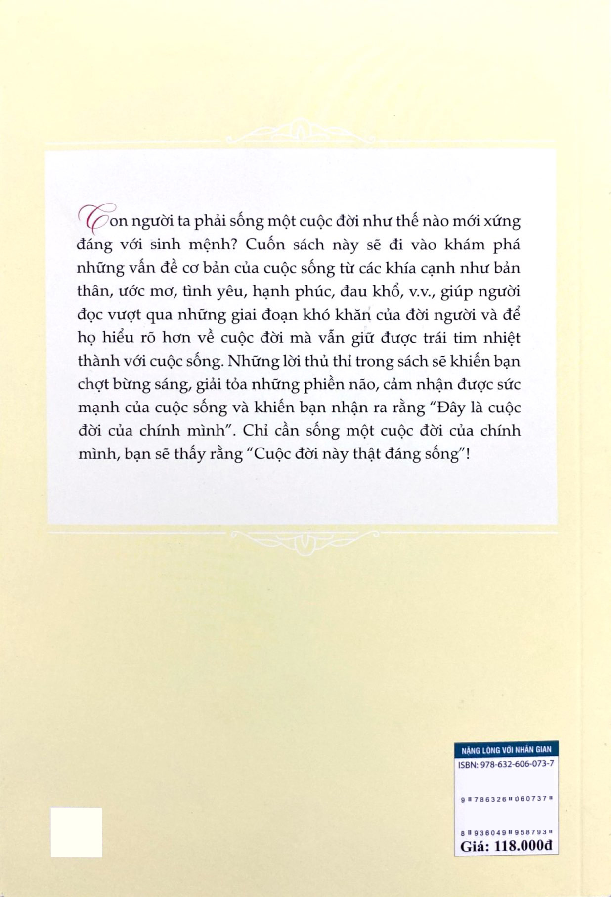 một đời an lạc - nặng lòng với nhân gian