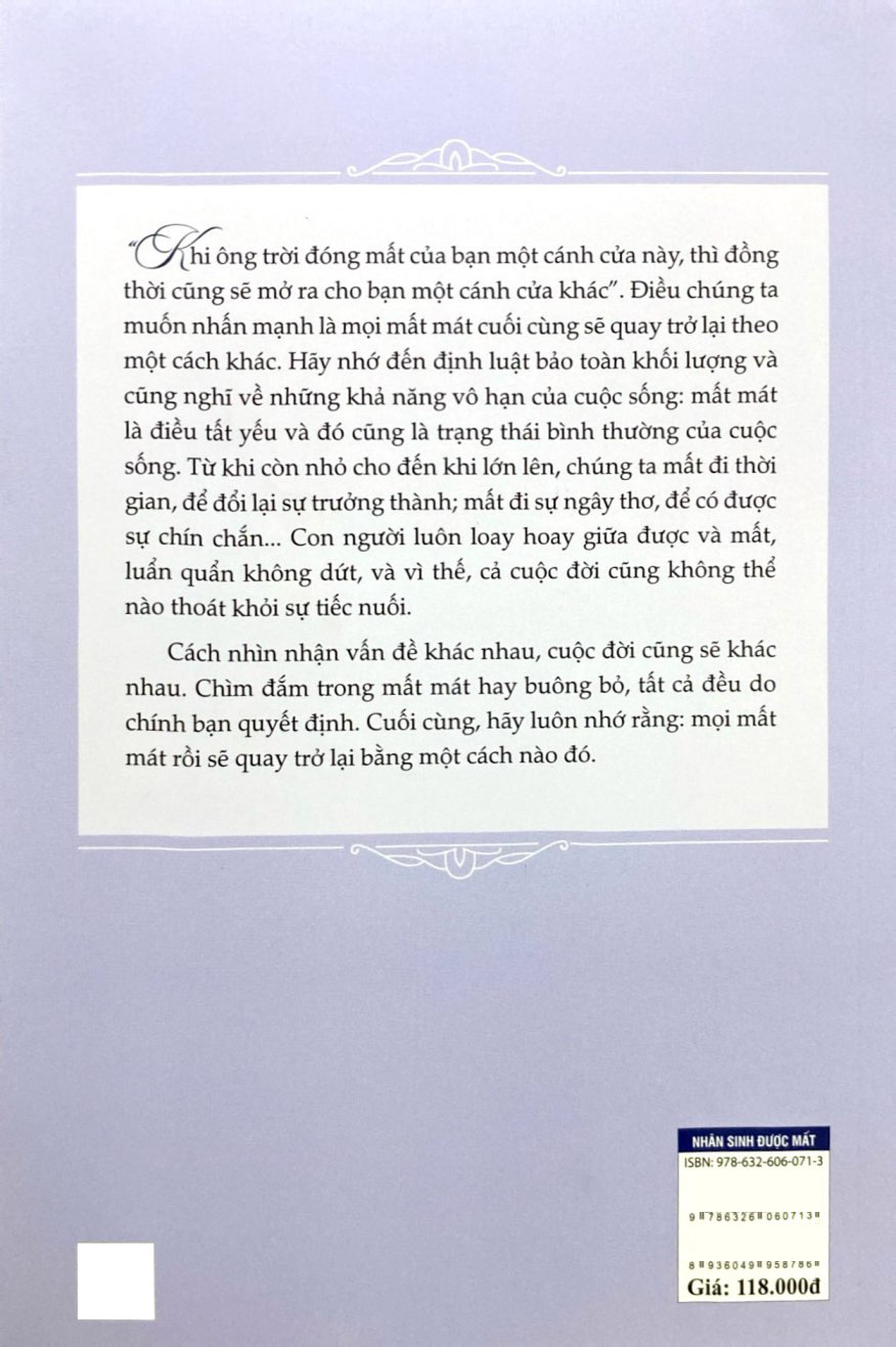 một đời an lạc - nhân sinh được mất