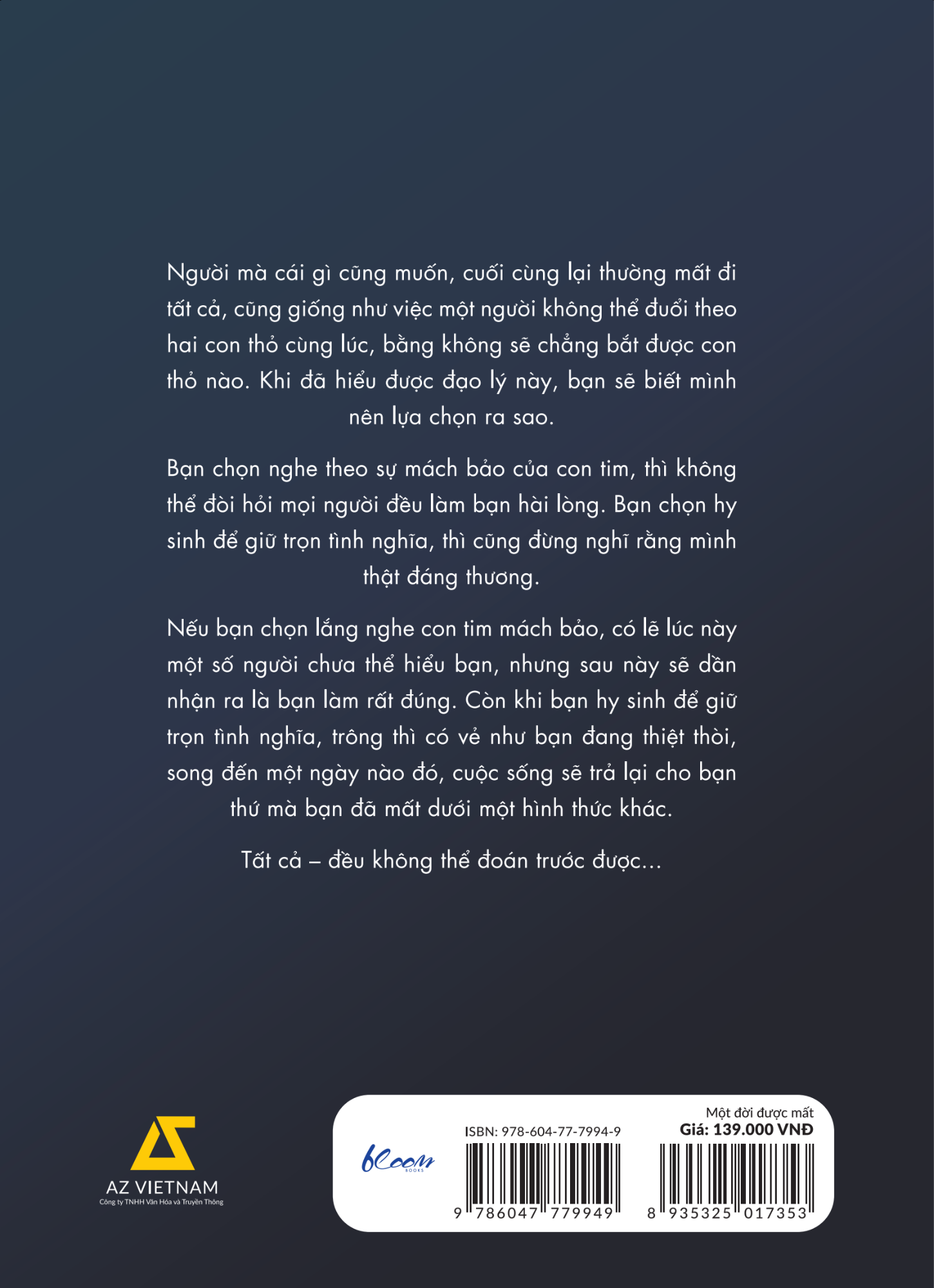 một đời được mất