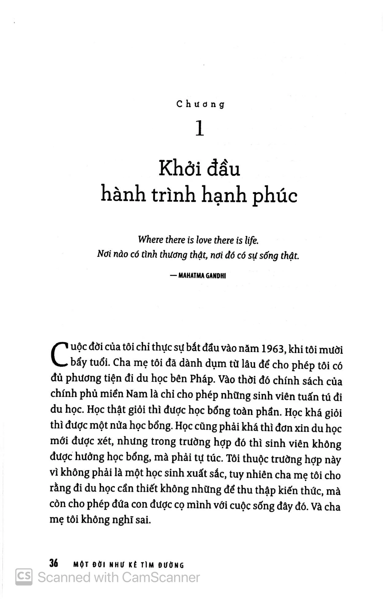 một đời như kẻ tìm đường