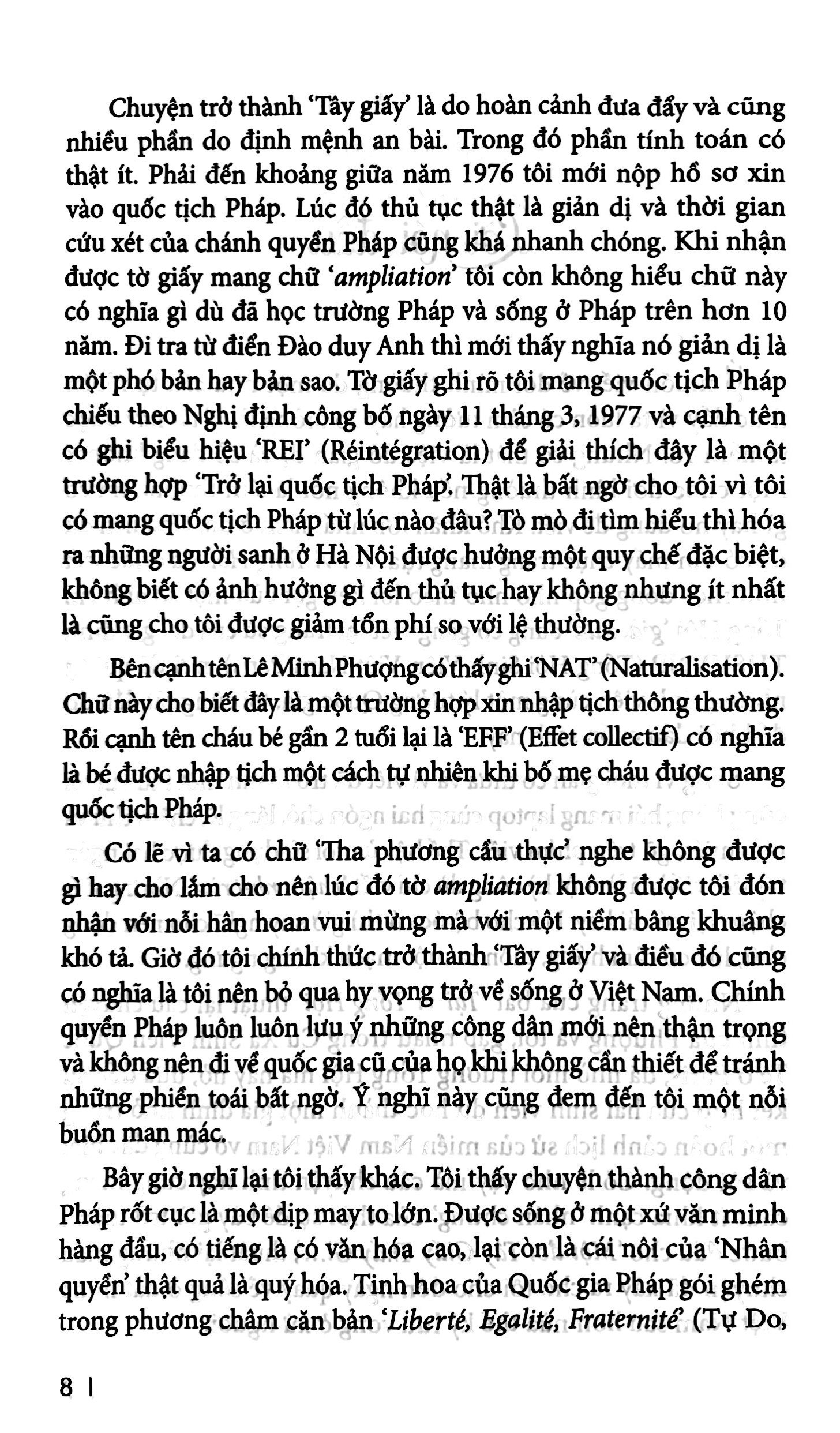 một đời tây giấy thấy gì