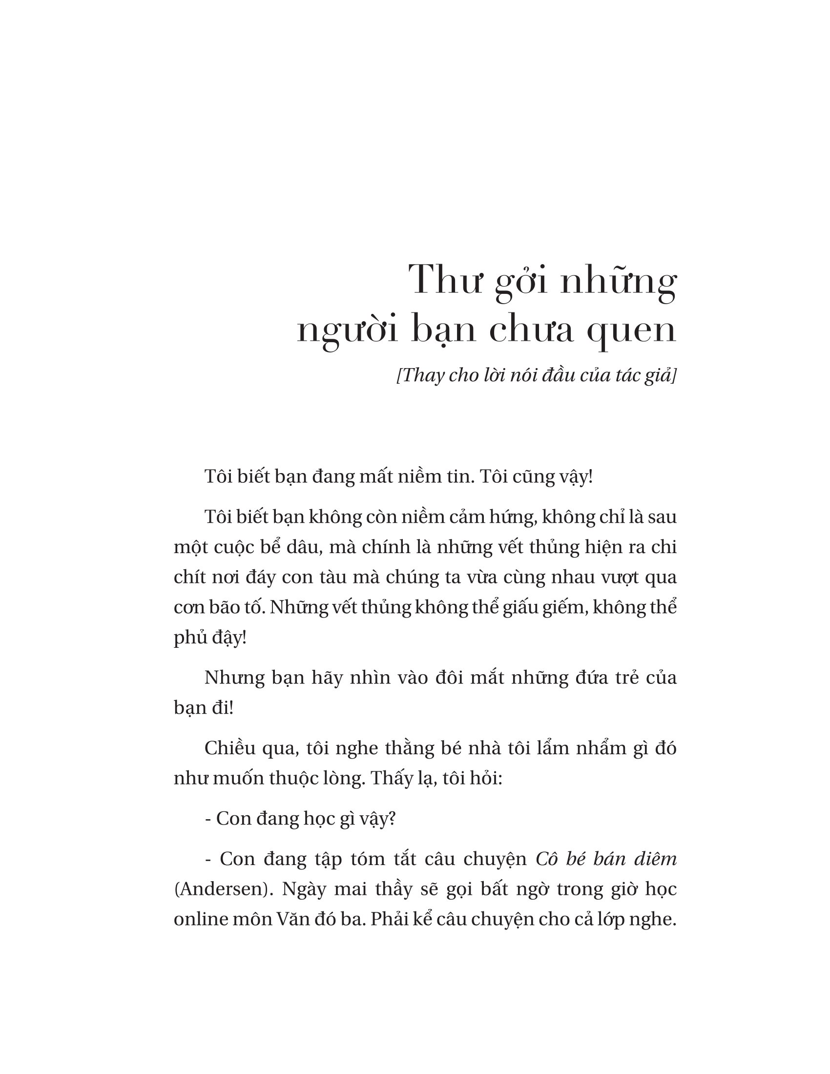 Một Hôm Tôi Bỗng Nhớ Ra