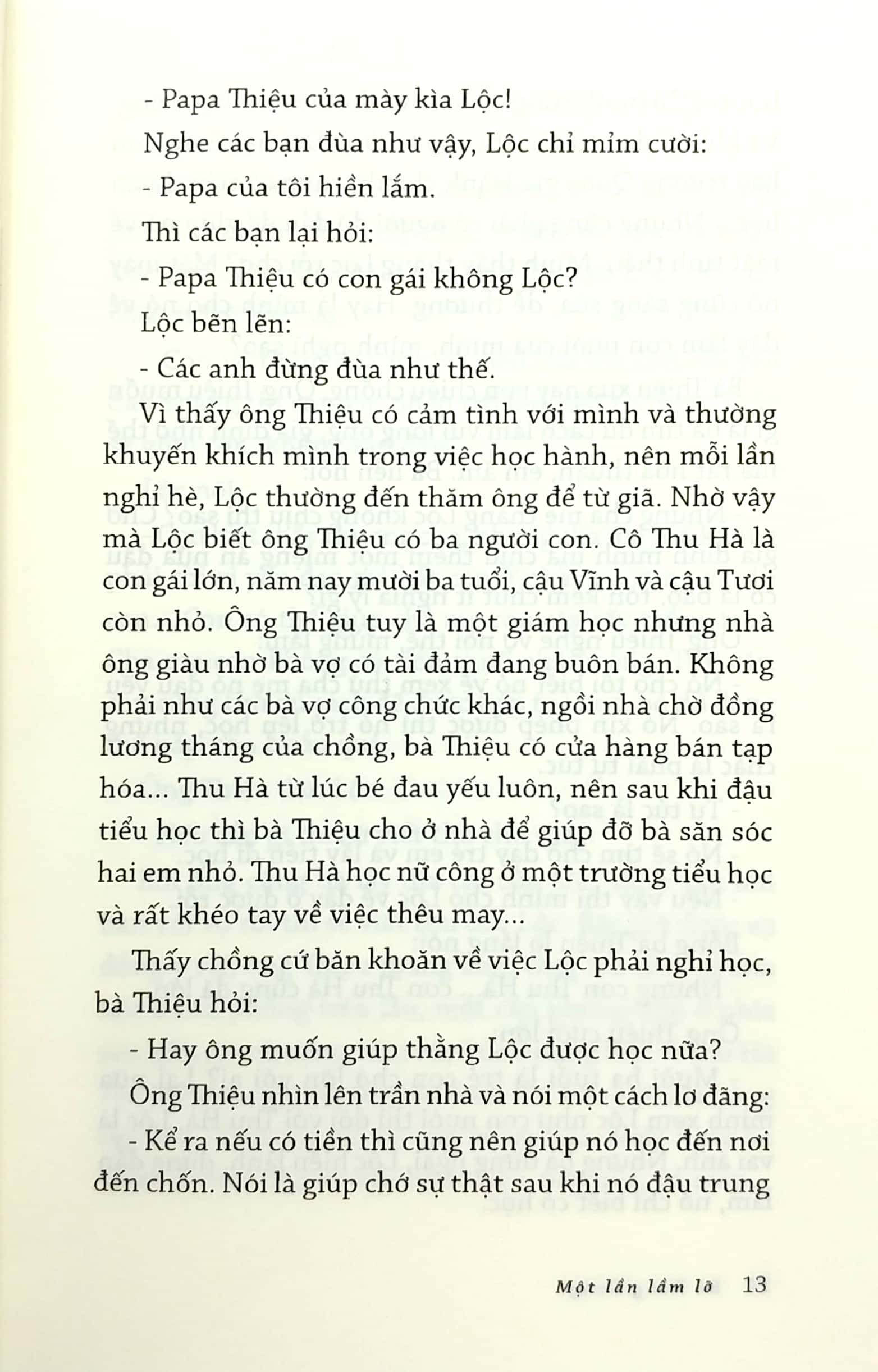 một lần lầm lỡ