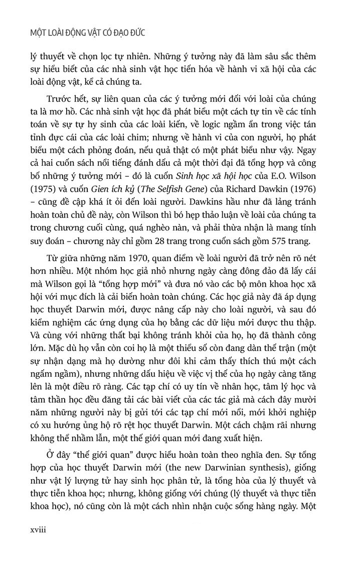 một loài động vật có đạo đức - the moral animal