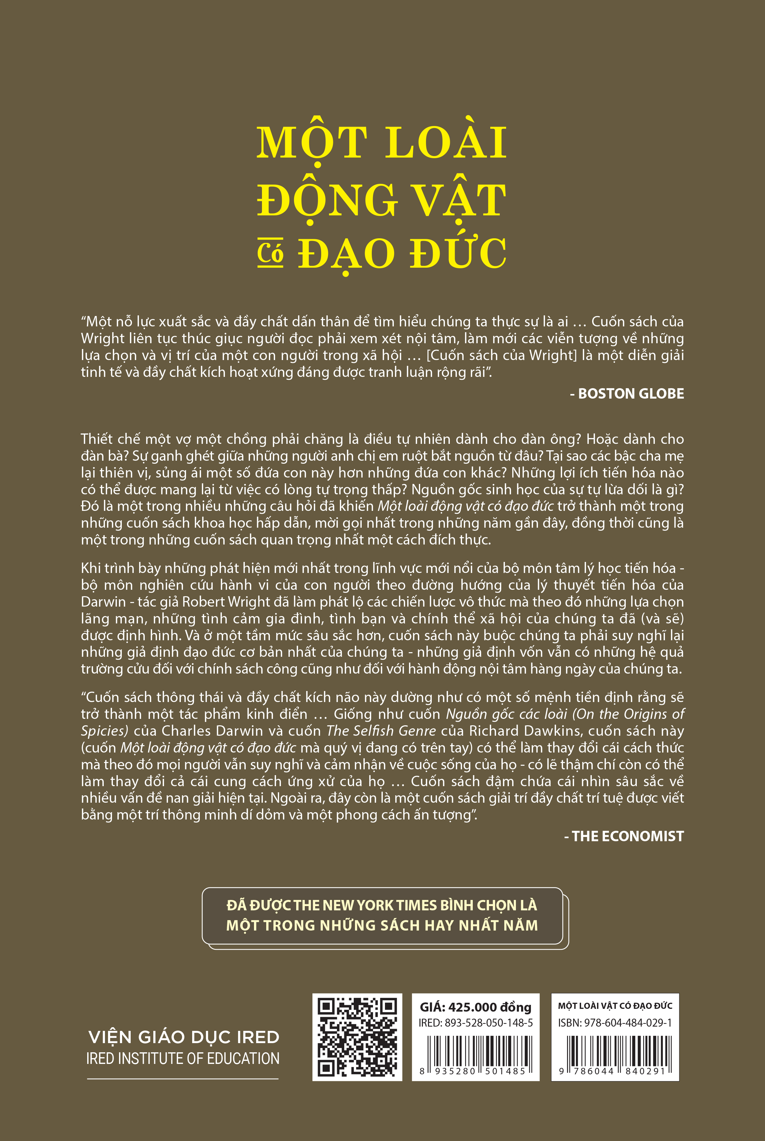 một loài động vật có đạo đức - the moral animal