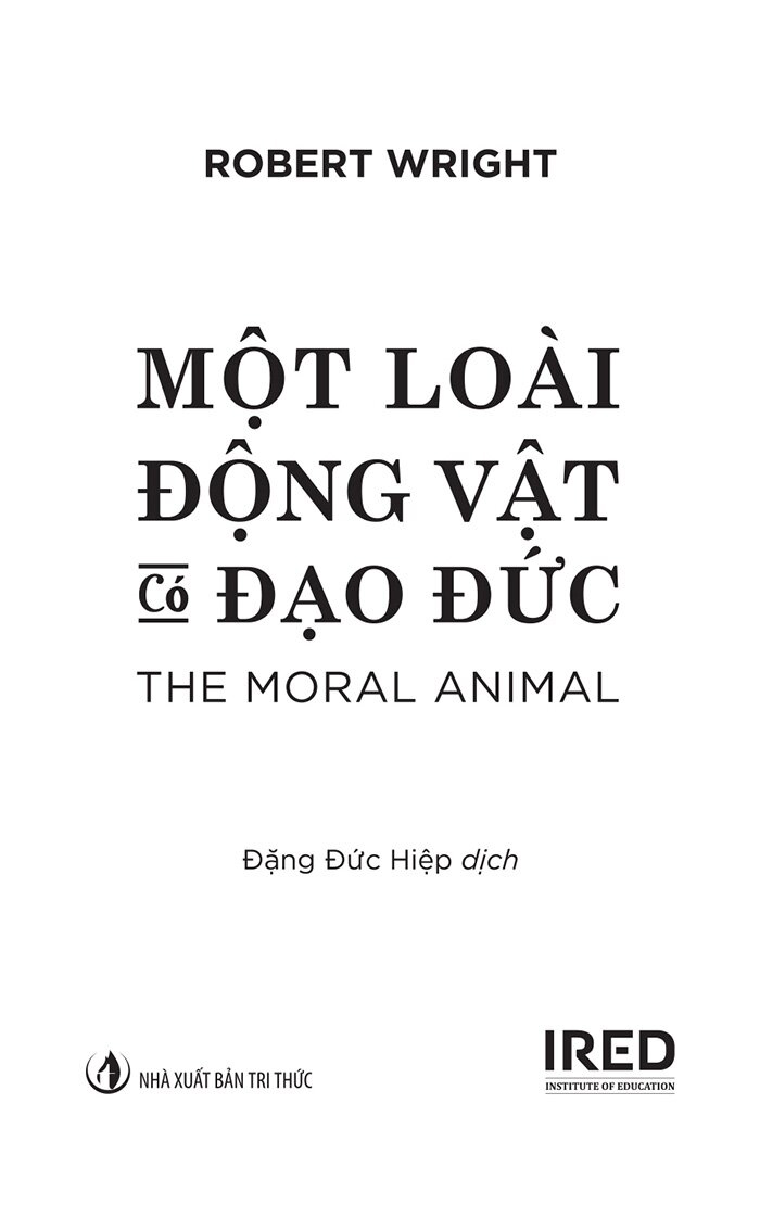 một loài động vật có đạo đức - the moral animal