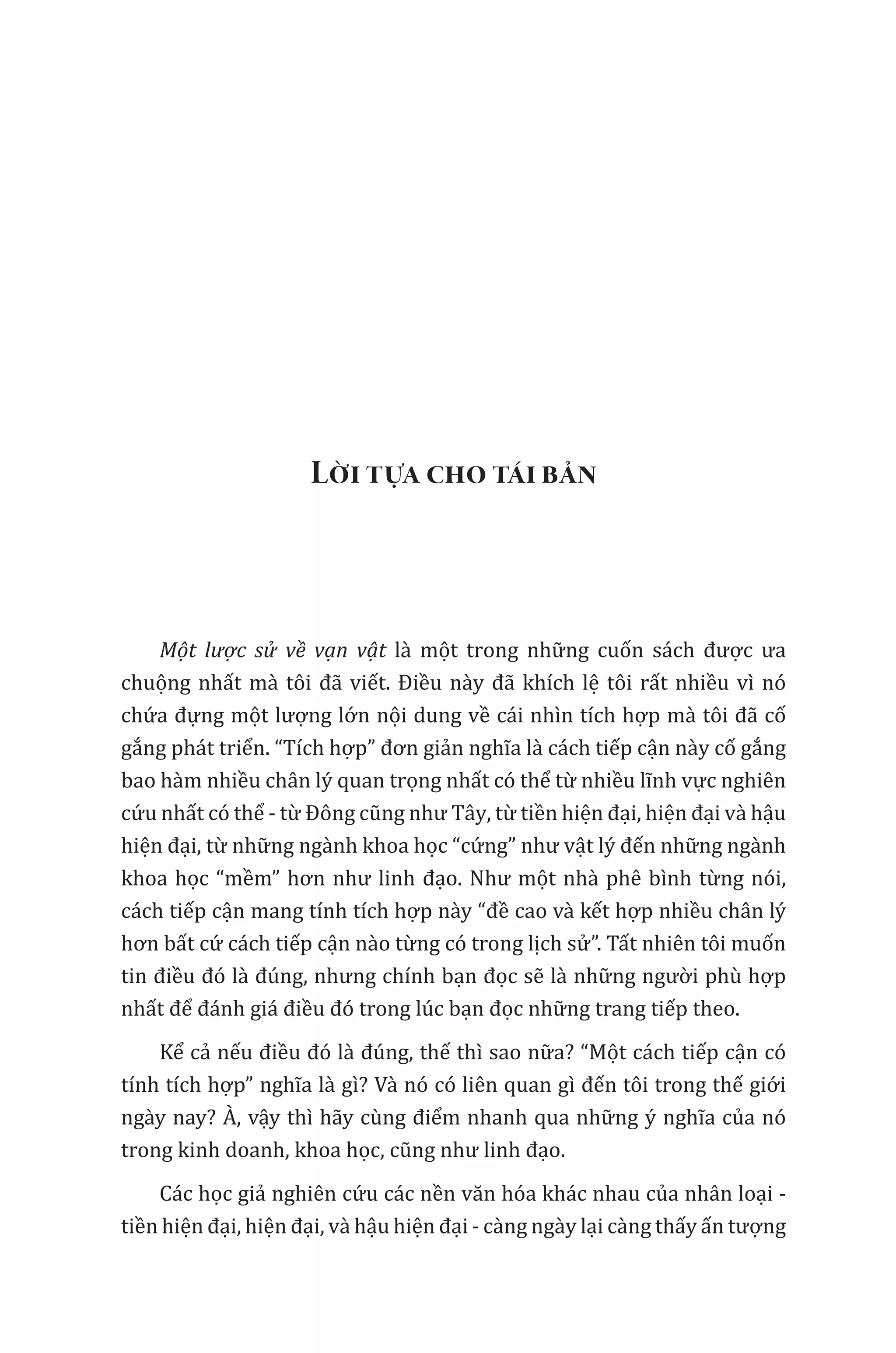 một lược sử về vạn vật