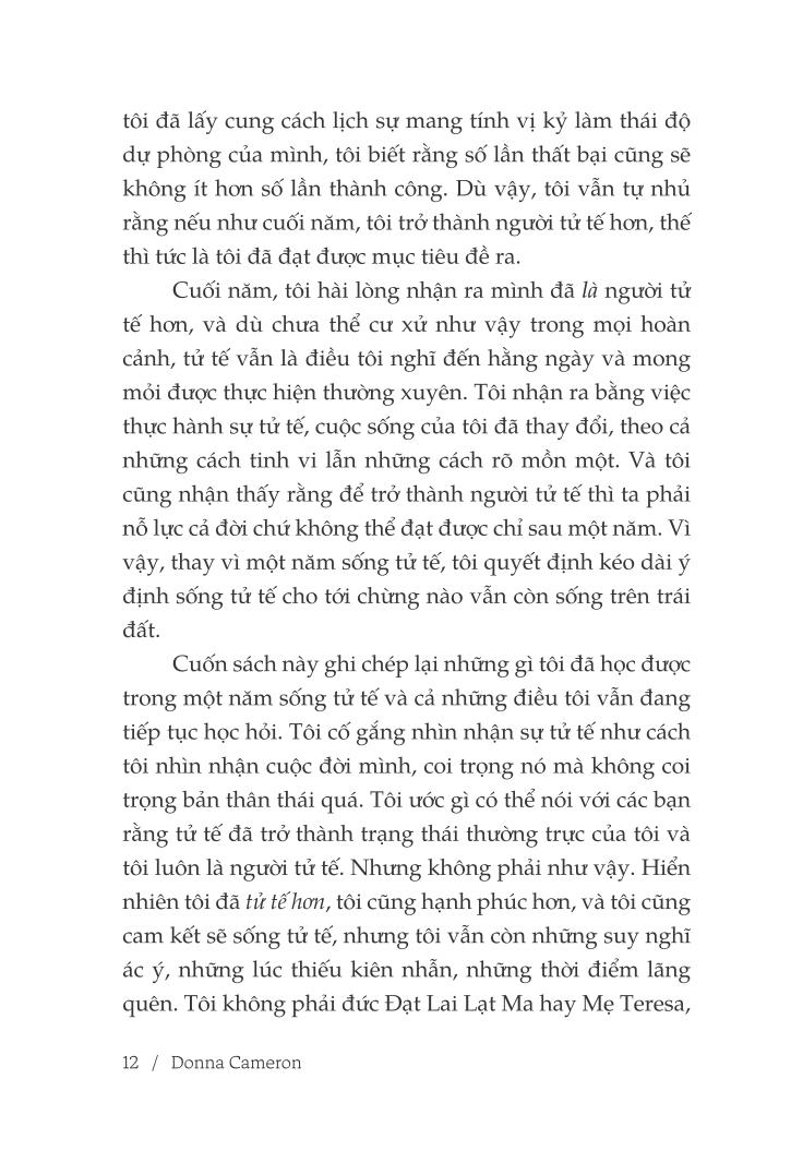một năm sống tử tế