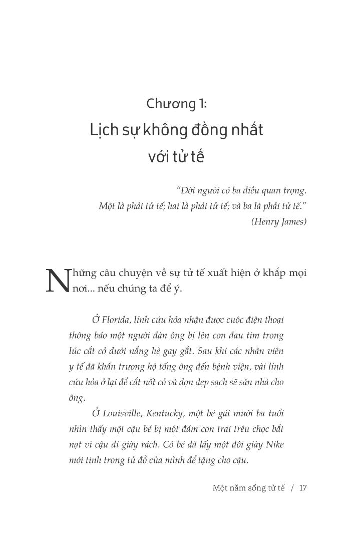 một năm sống tử tế