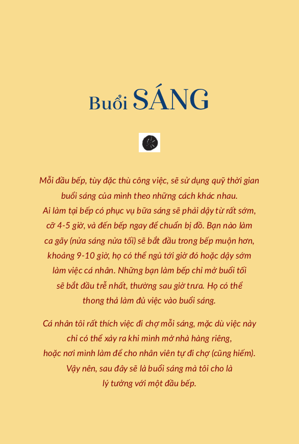 một ngày cùng chef - cuộc sống của người tạo ra hương vị