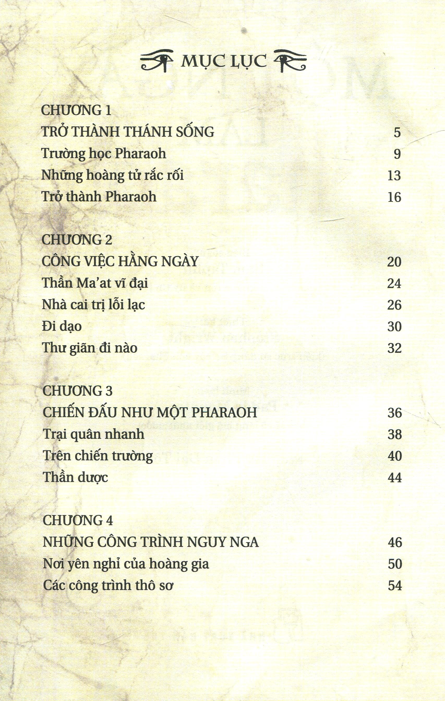 một ngày làm pharaoh