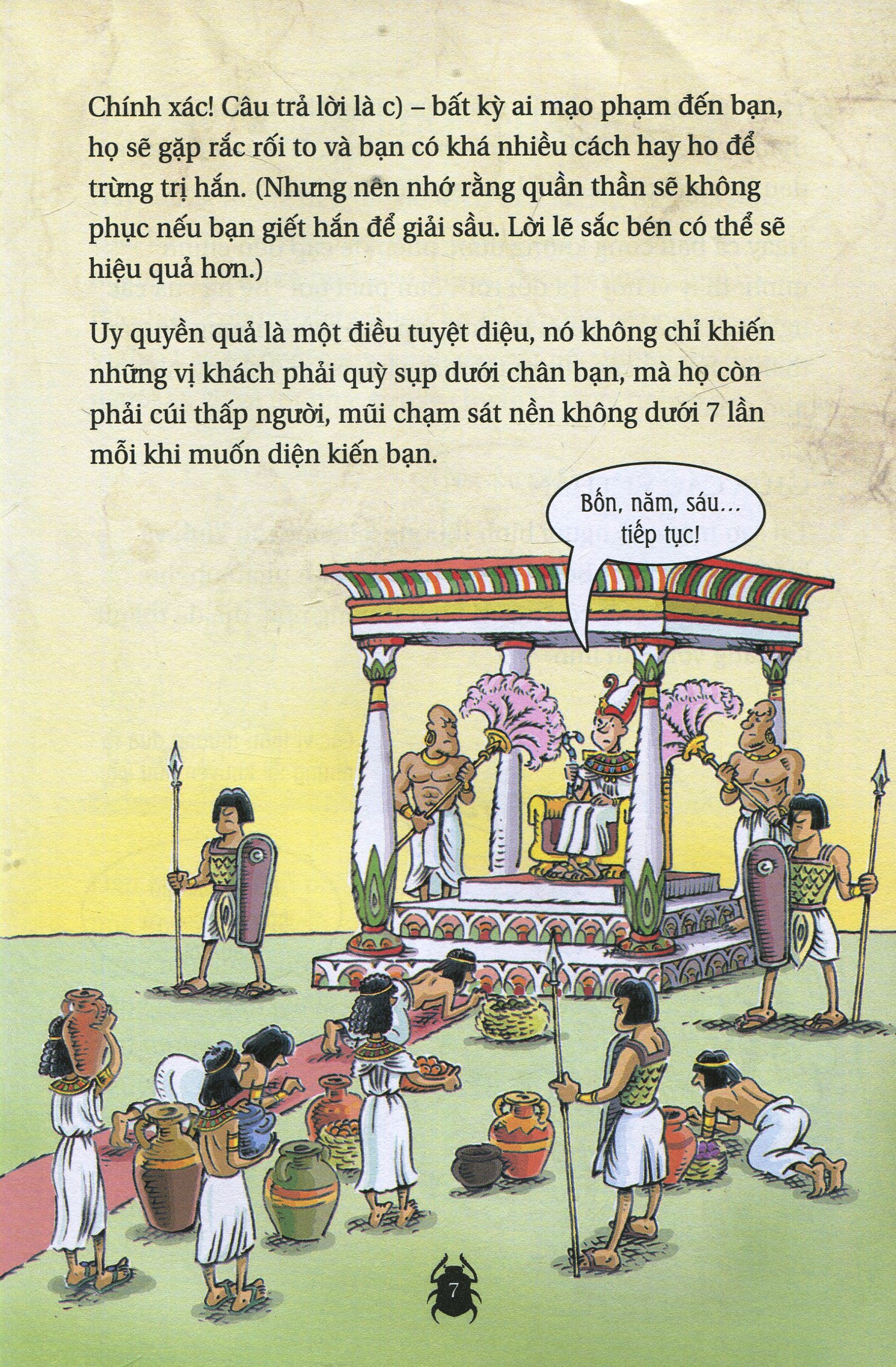 một ngày làm pharaoh