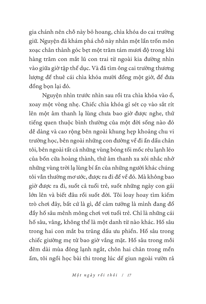 một ngày rồi thôi