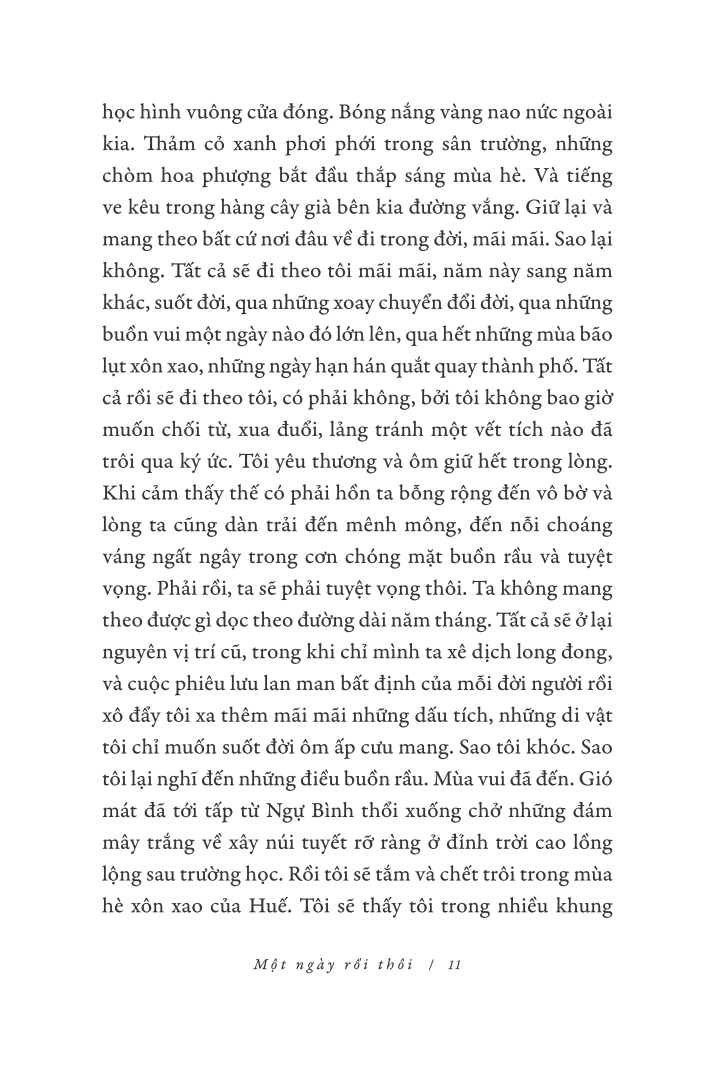 một ngày rồi thôi