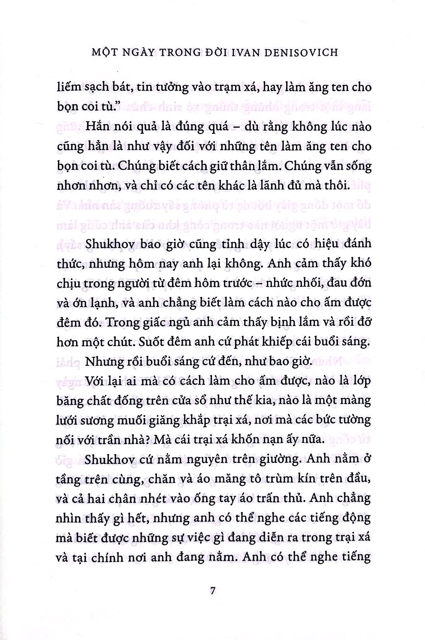 một ngày trong đời ivan denisovich - bìa cứng