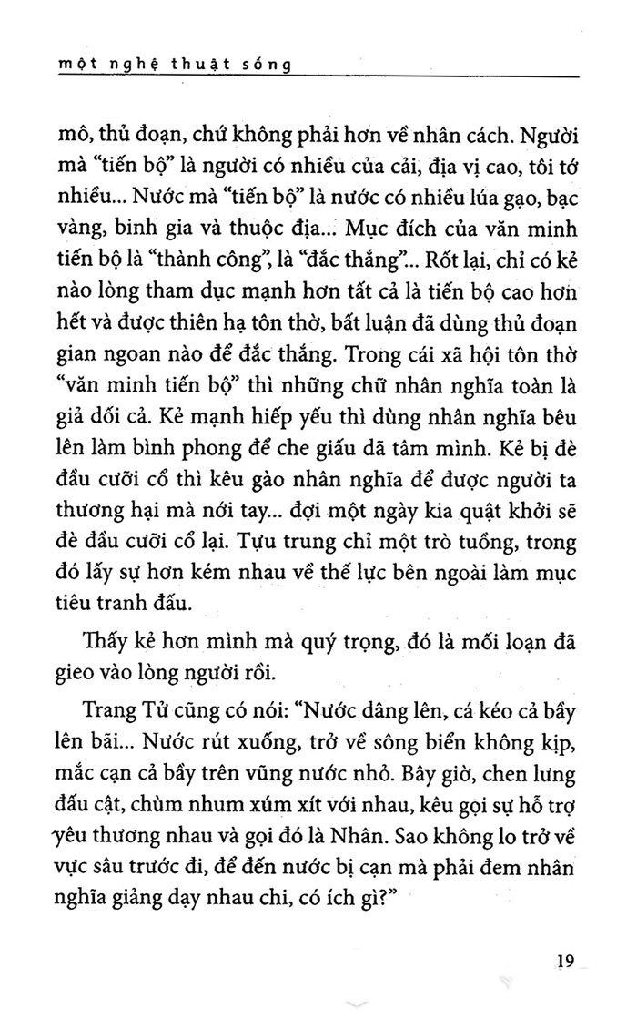 một nghệ thuật sống (tái bản 2022)