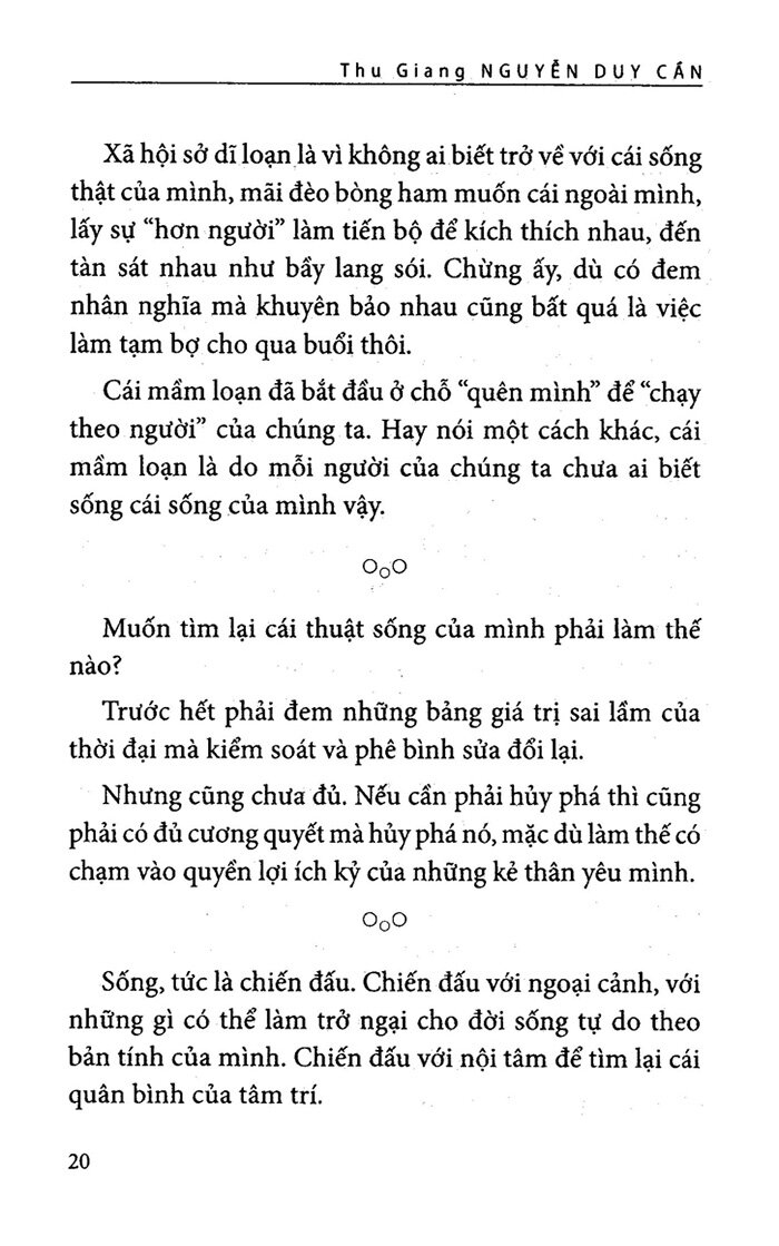 một nghệ thuật sống (tái bản 2022)