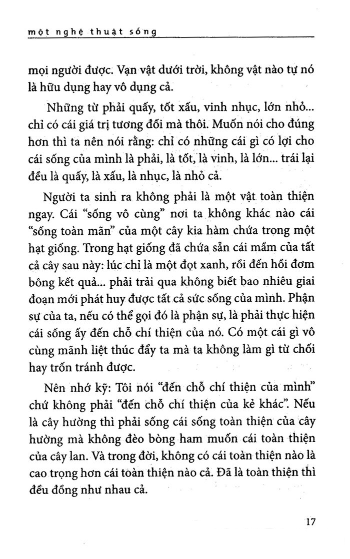 một nghệ thuật sống (tái bản 2022)