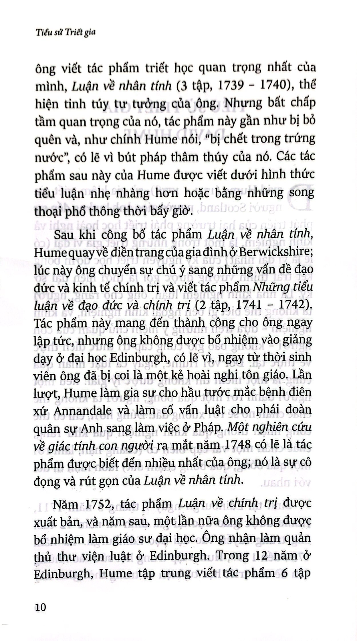 một nghiên cứu về giác tính con người - an enquiry concerning human understanding