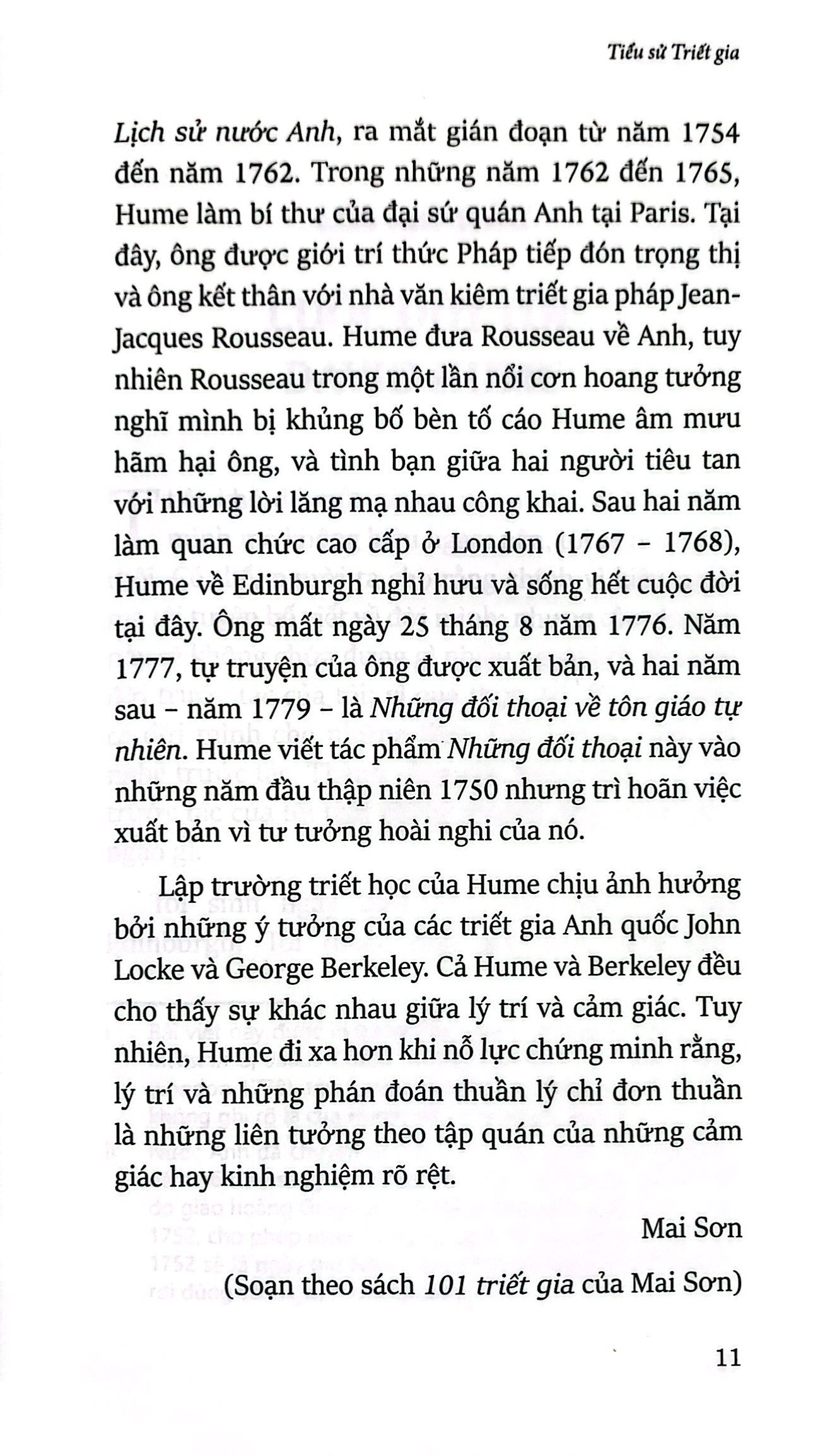 một nghiên cứu về giác tính con người - an enquiry concerning human understanding - bìa cứng (tái bản 2024)