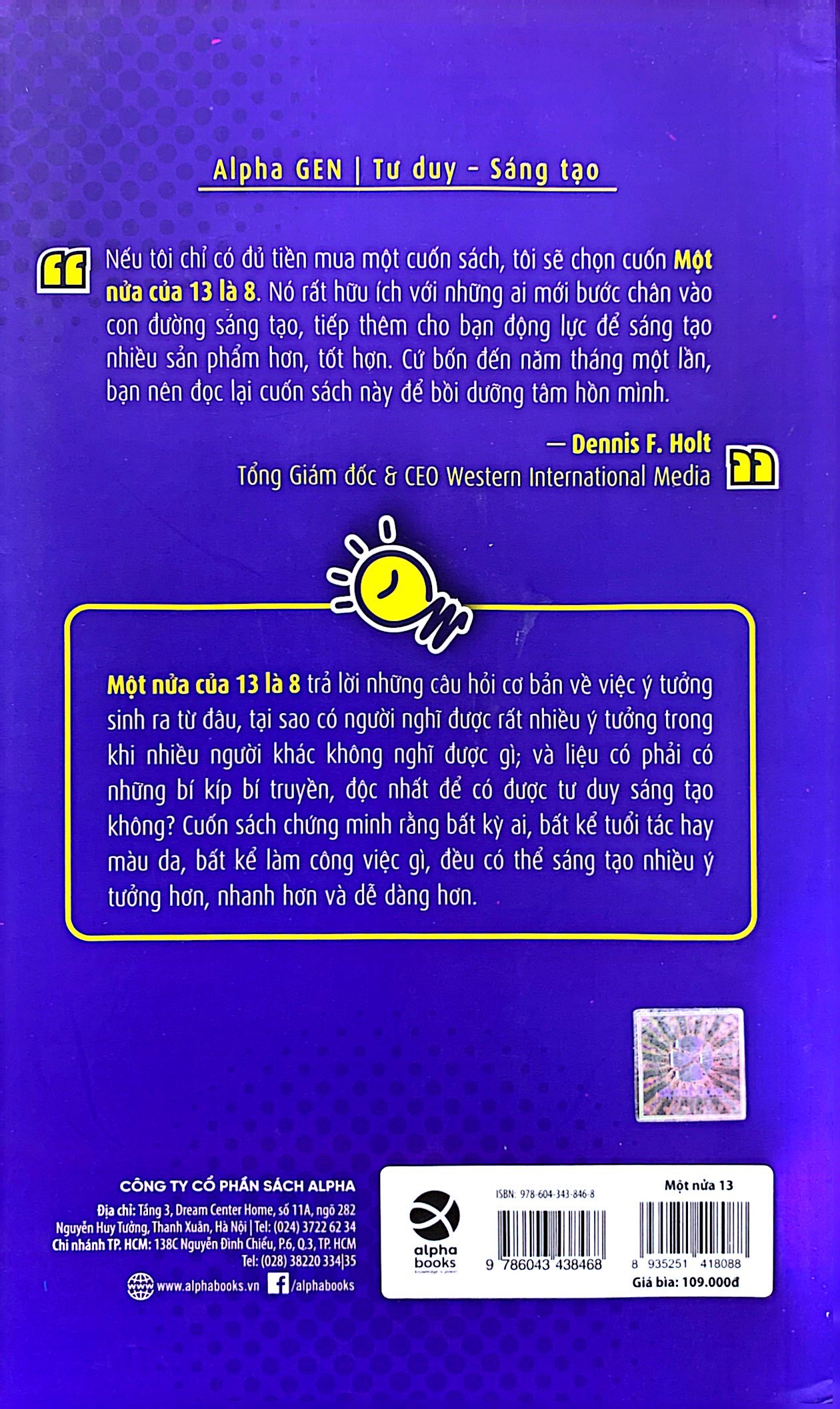 một nửa của 13 là 8 - how to get ideas