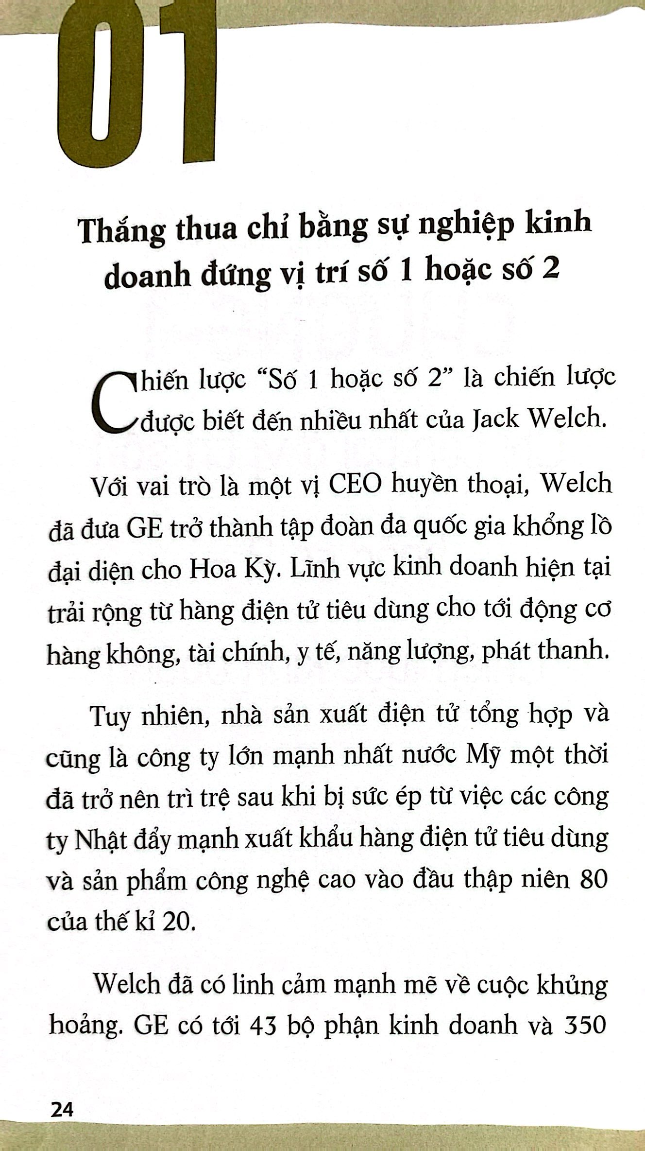 một phút với jack welch