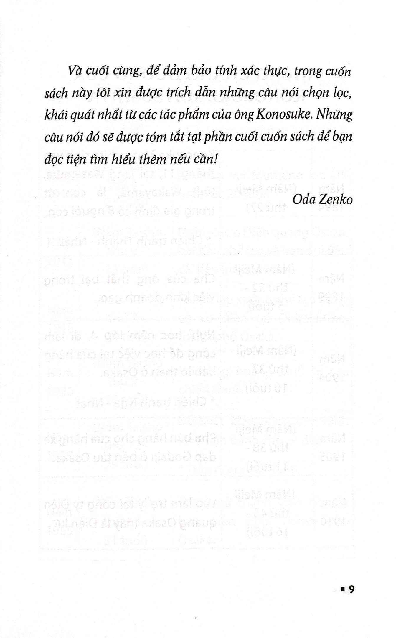 một phút với konosuke matsushita