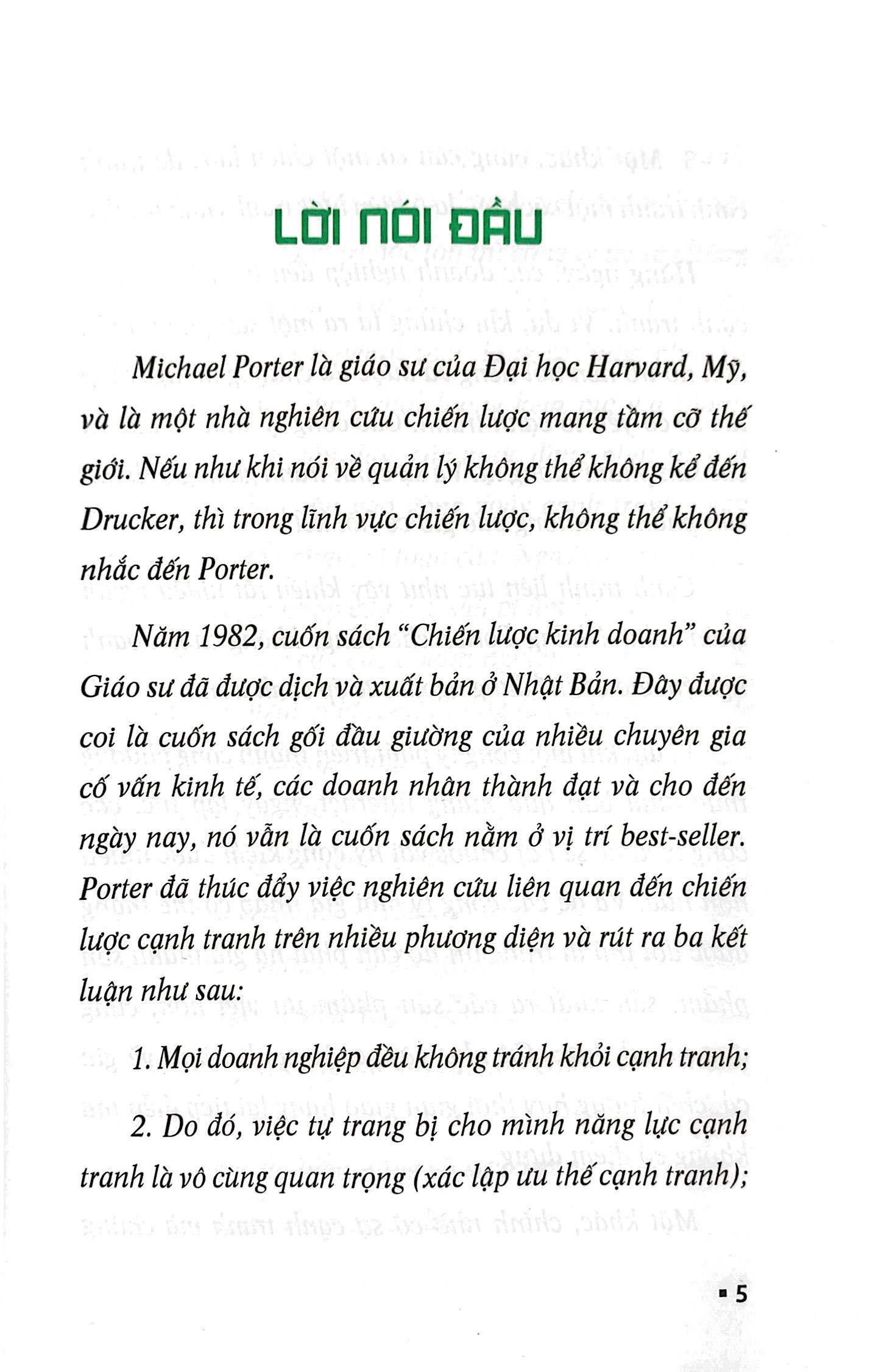 một phút với michael porter