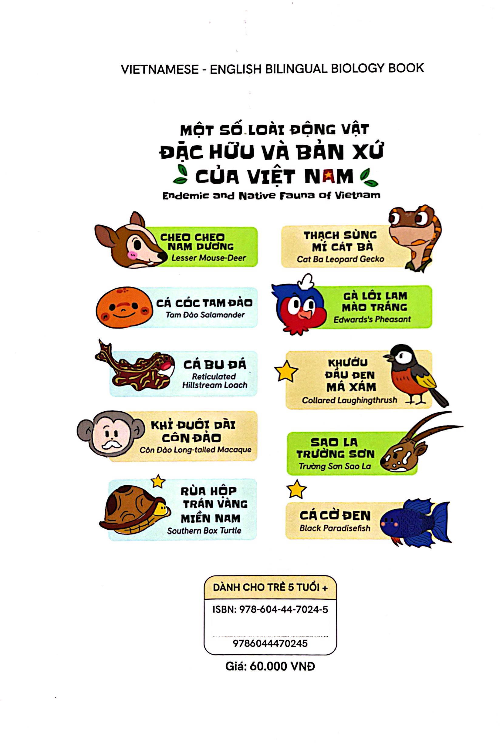 Mot So Loai Dong Vat Dac Huu Va Ban Xu Cua Viet Nam - Endemic And Native Fauna Of Vietnam