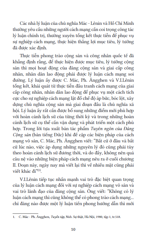 một số vần đề lý luận chính trị ở việt nam