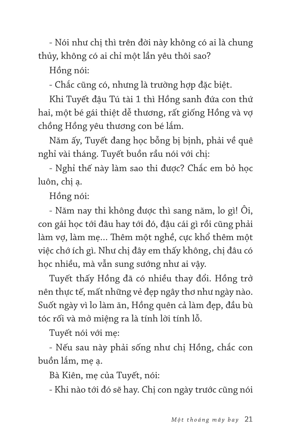 một thoáng mây bay