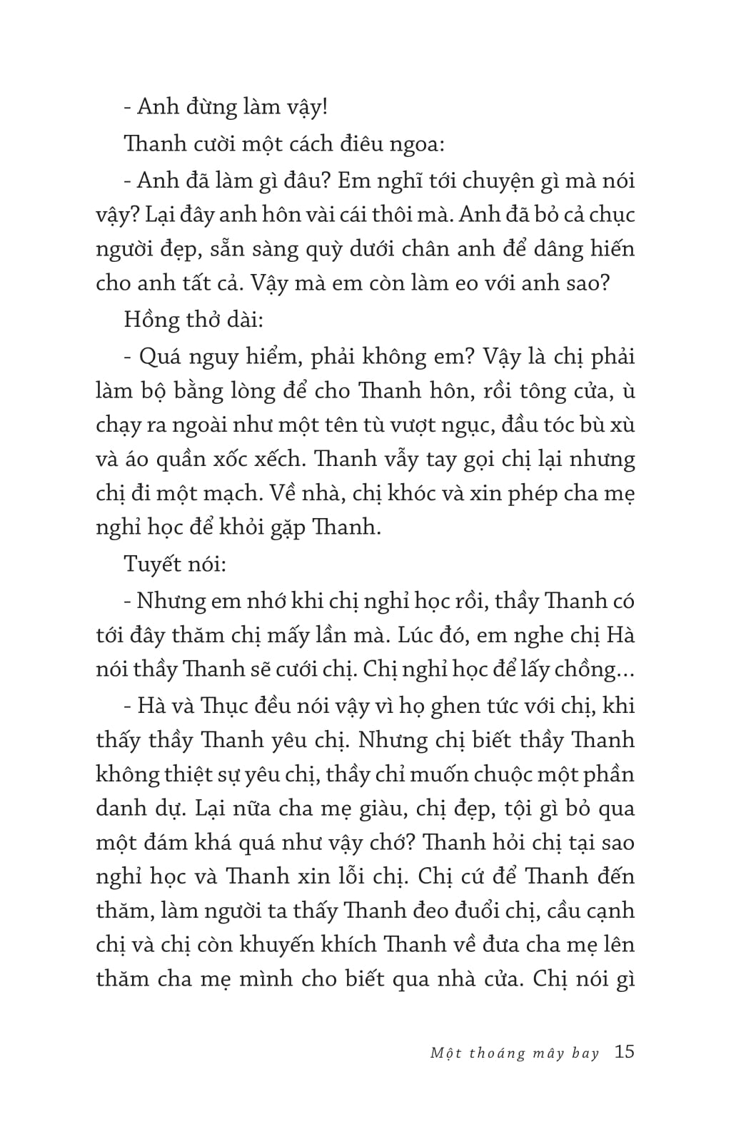 một thoáng mây bay