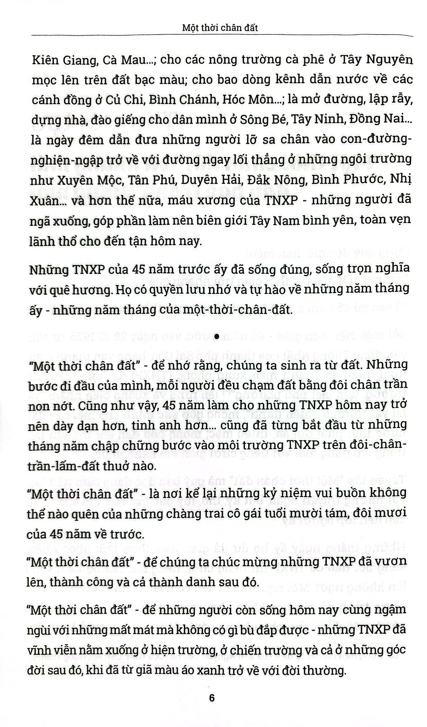 một thời chân đất