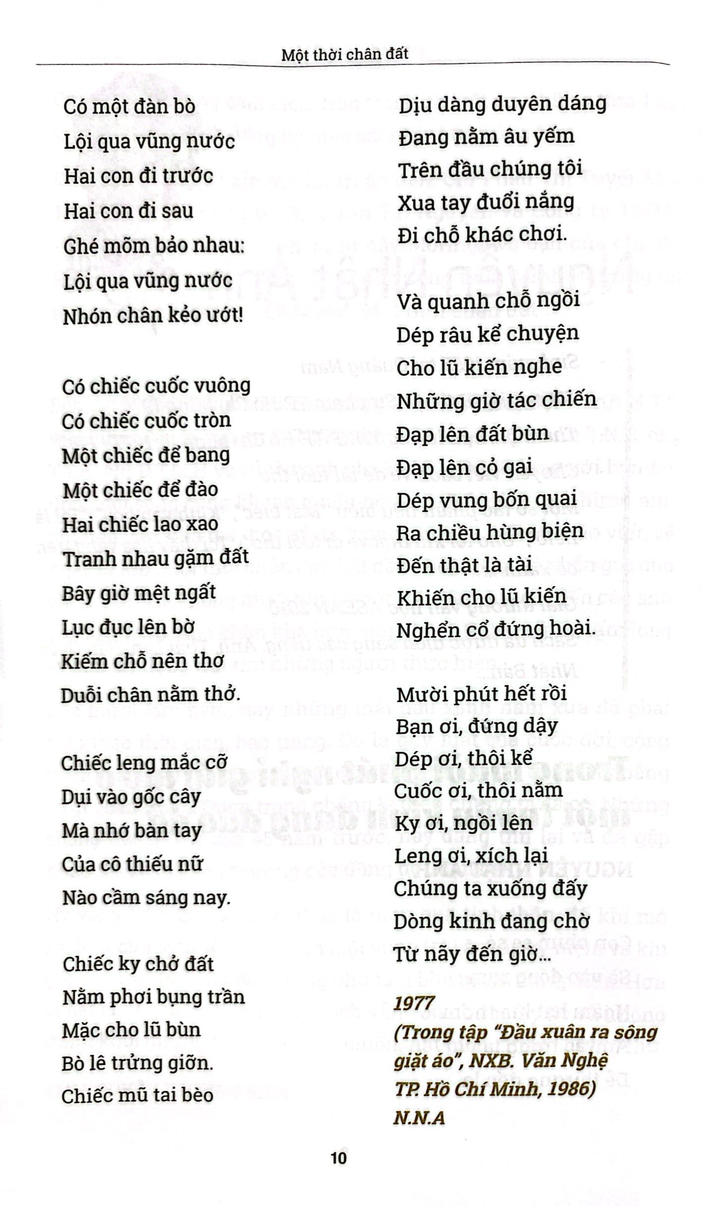 một thời chân đất