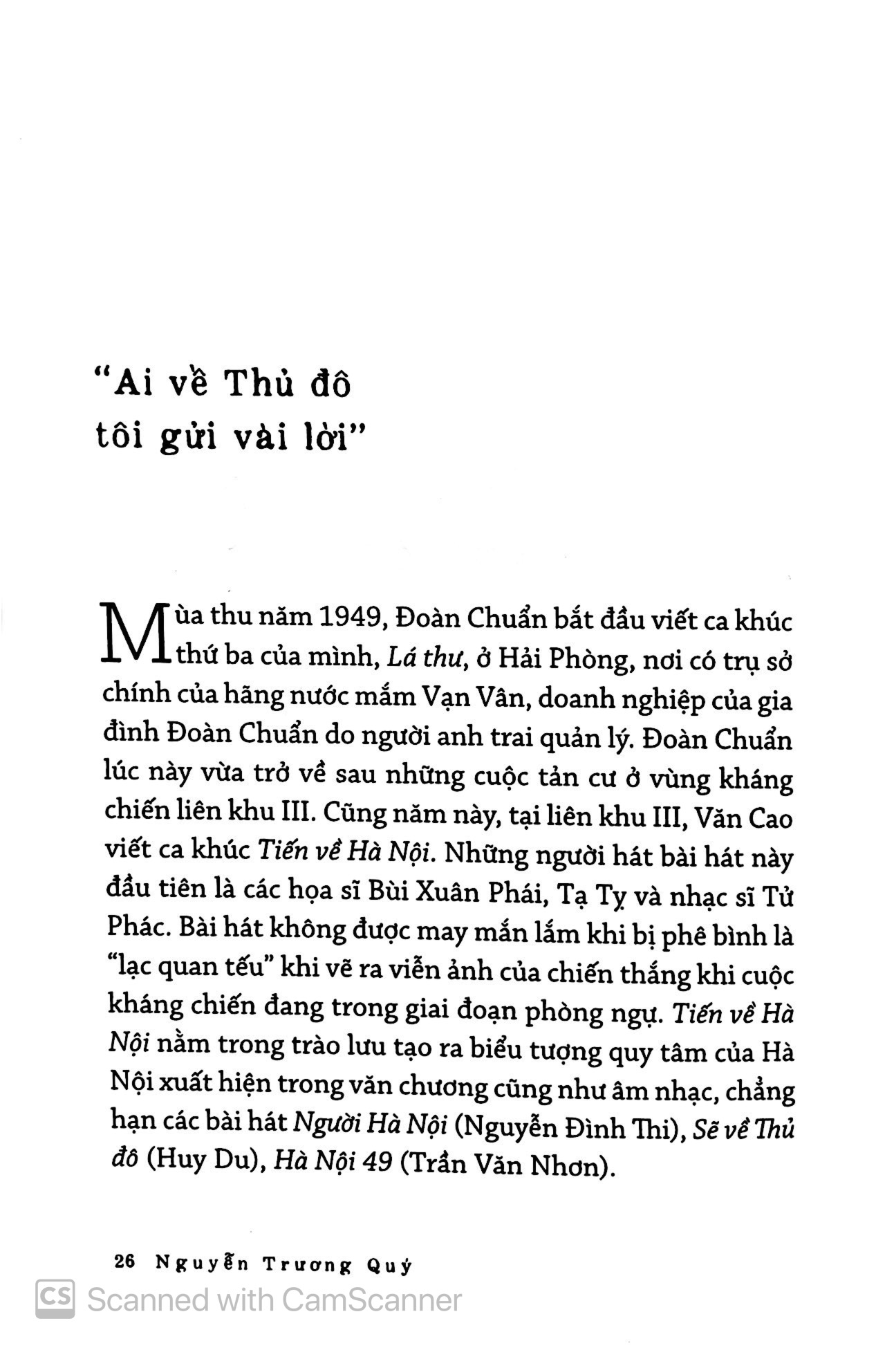 một thời hà nội hát - tim cũng không ngờ làm nên lời ca