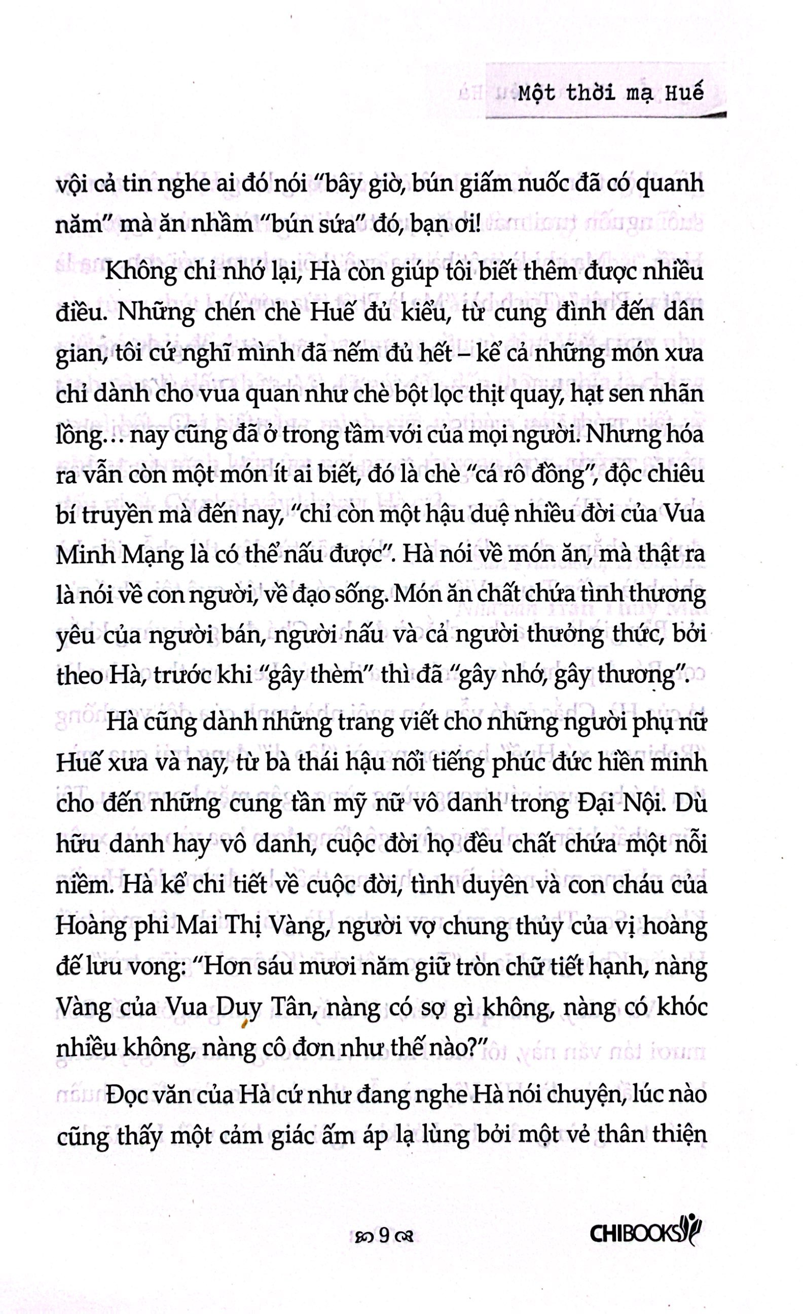 một thời mạ huế