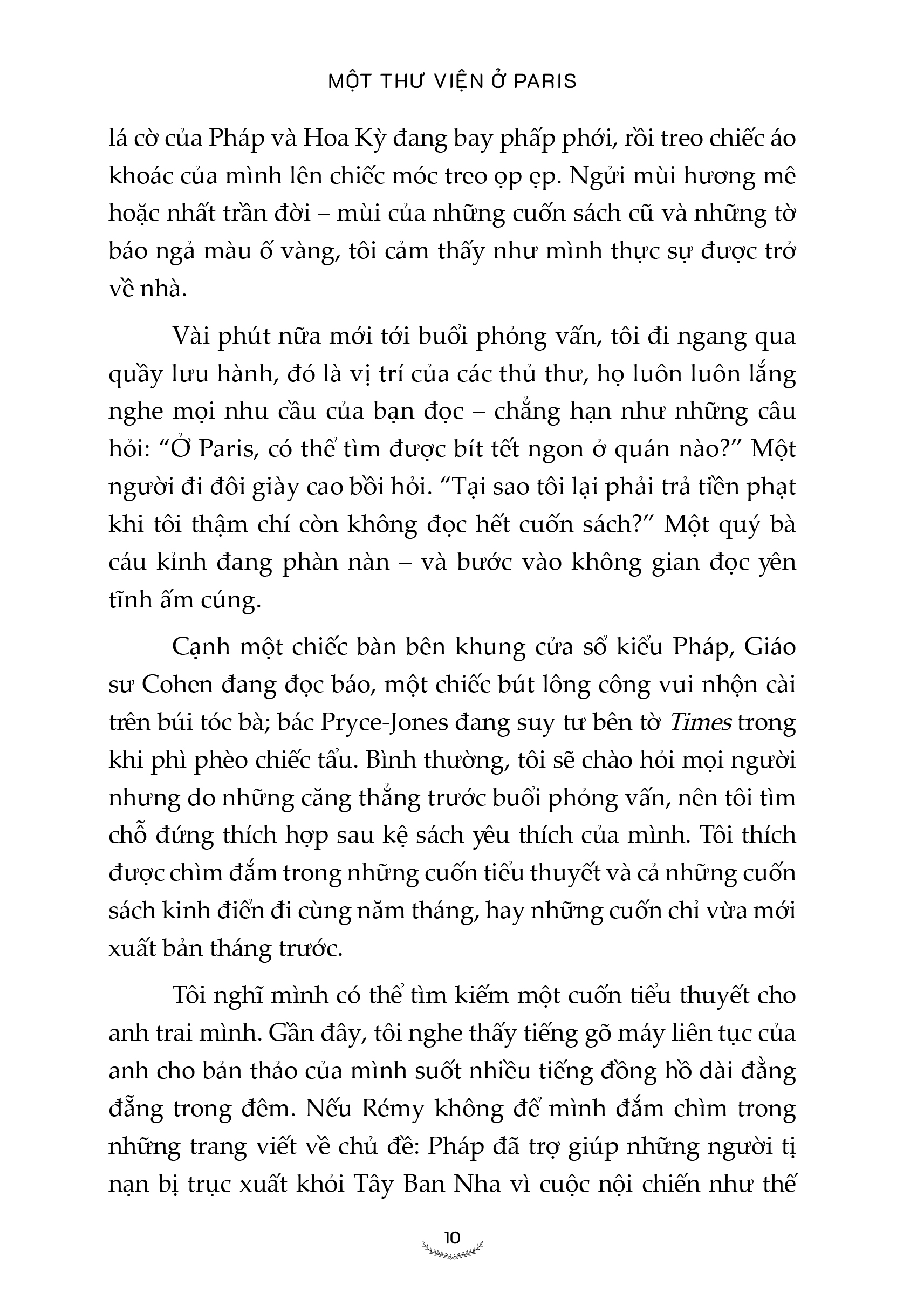 một thư viện ở paris