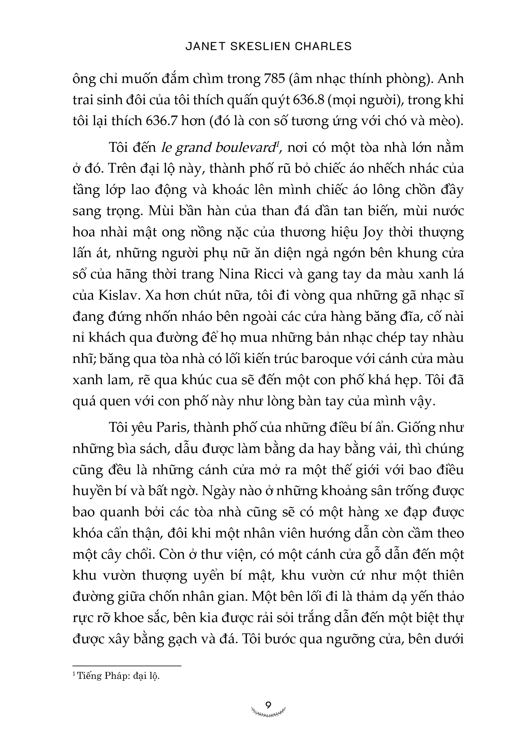 một thư viện ở paris