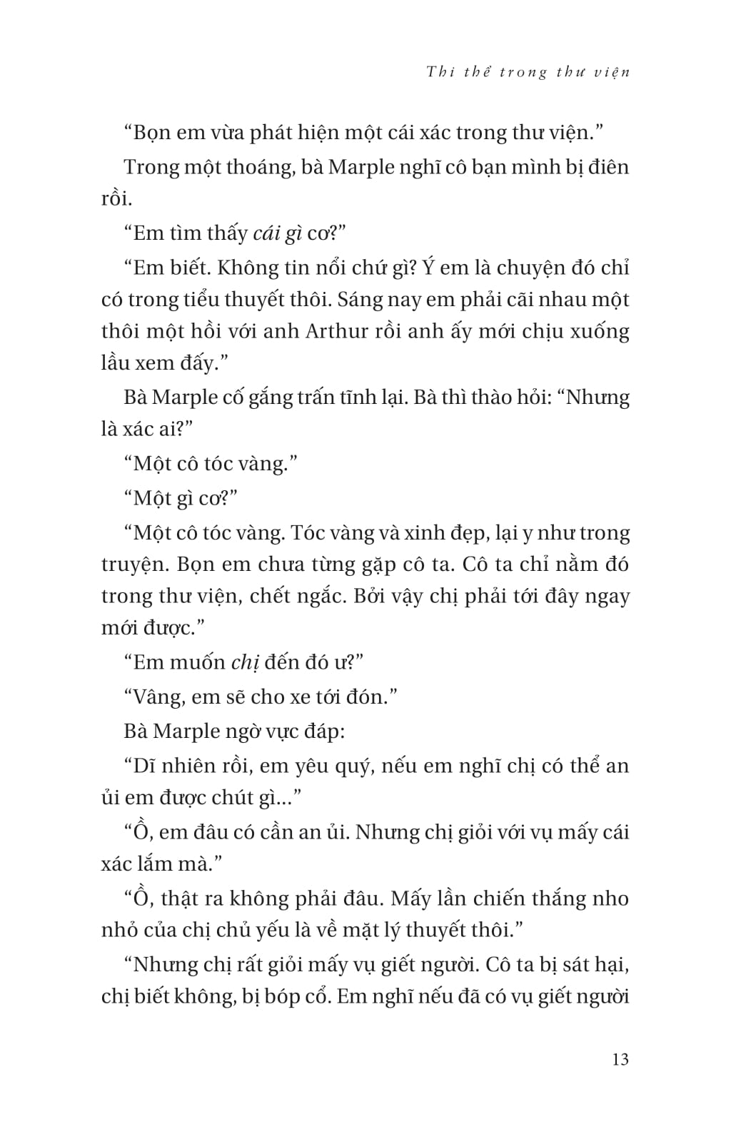 một vụ án của jane marple - thi thể trong thư viện