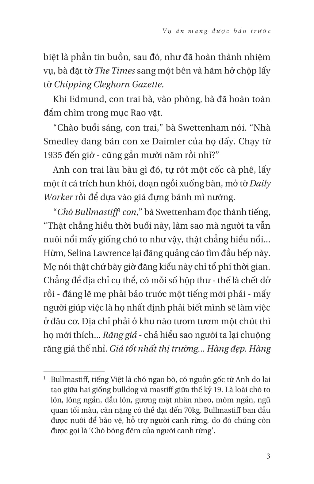 một vụ án của jane marple - vụ án mạng được báo trước