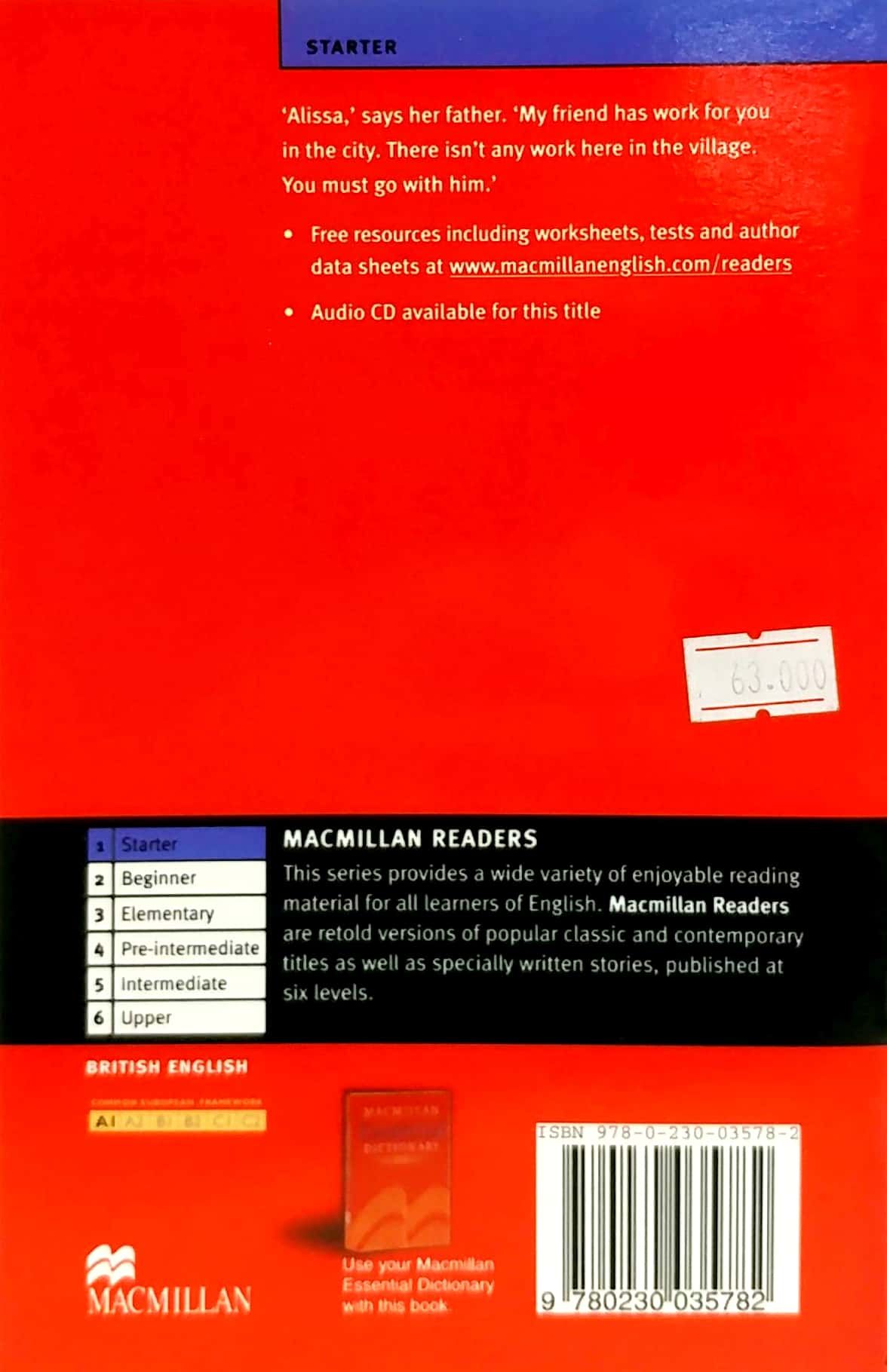 mr allissa starter ( no cd )