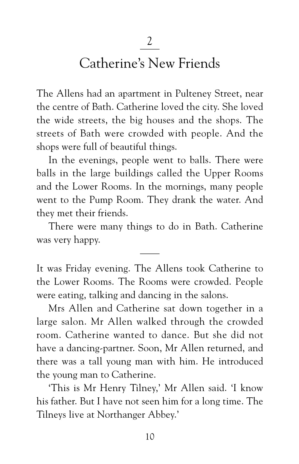 mr; northanger abbey beg pk