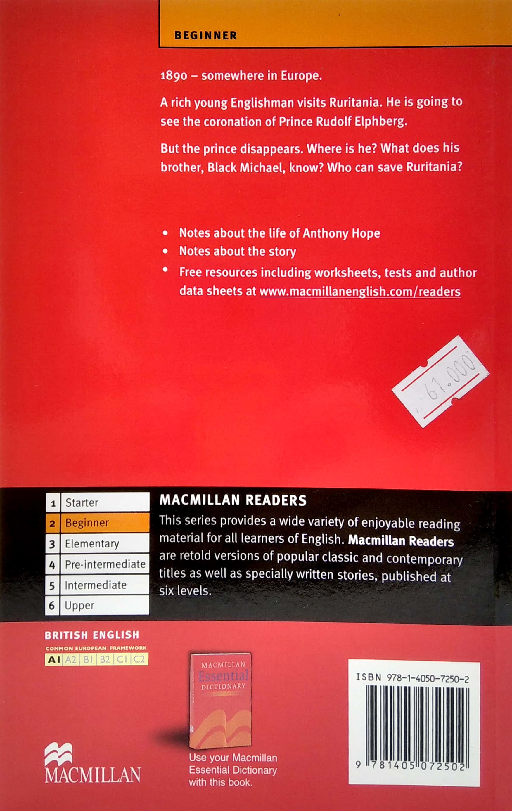 mr; prisoner of zenda the beg